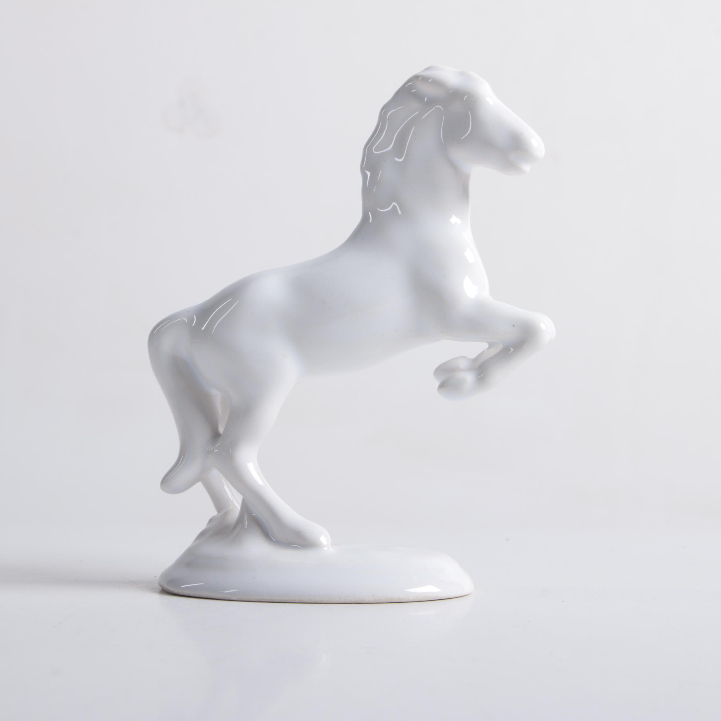 Austrian Porcelain Horse Figurine