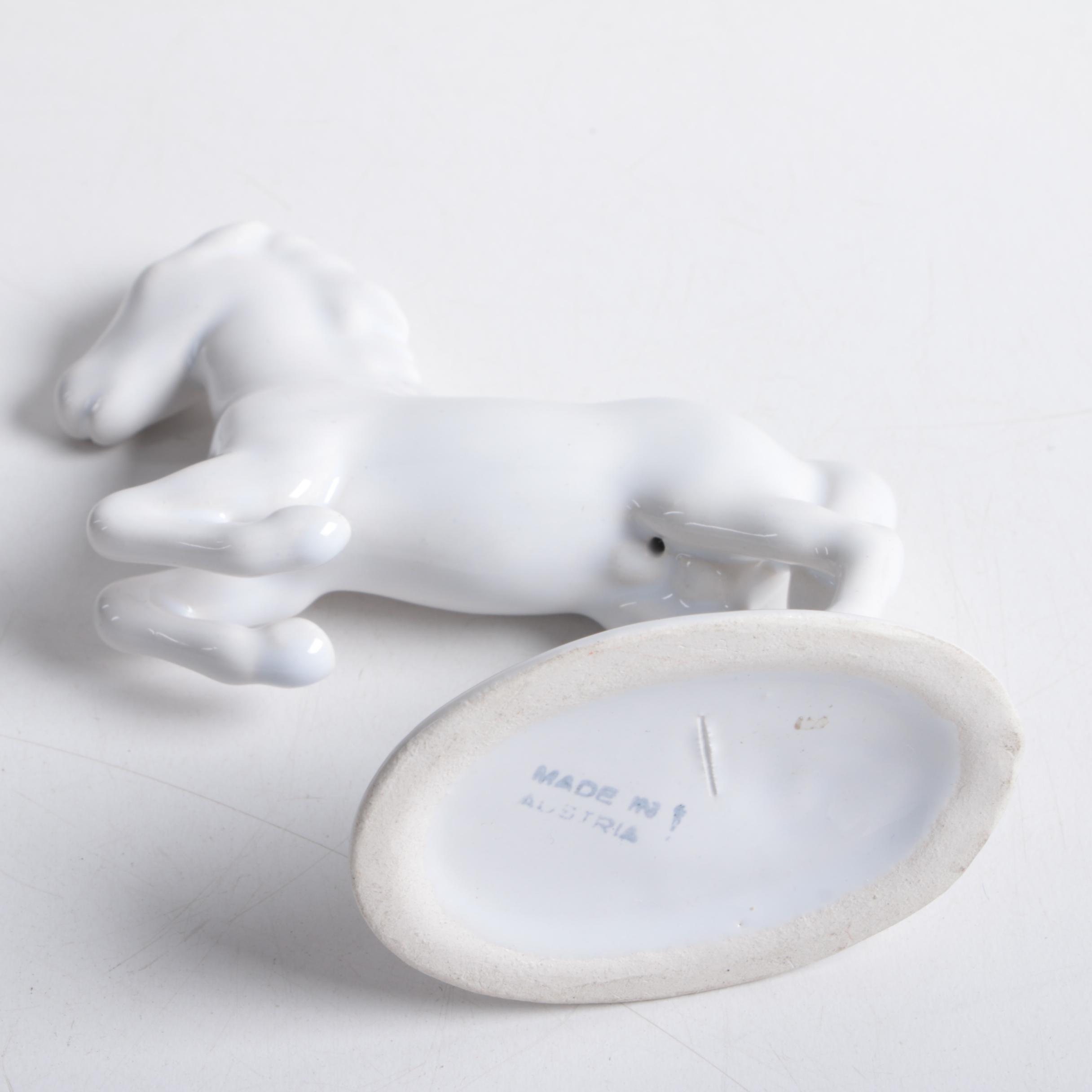 Austrian Porcelain Horse Figurine