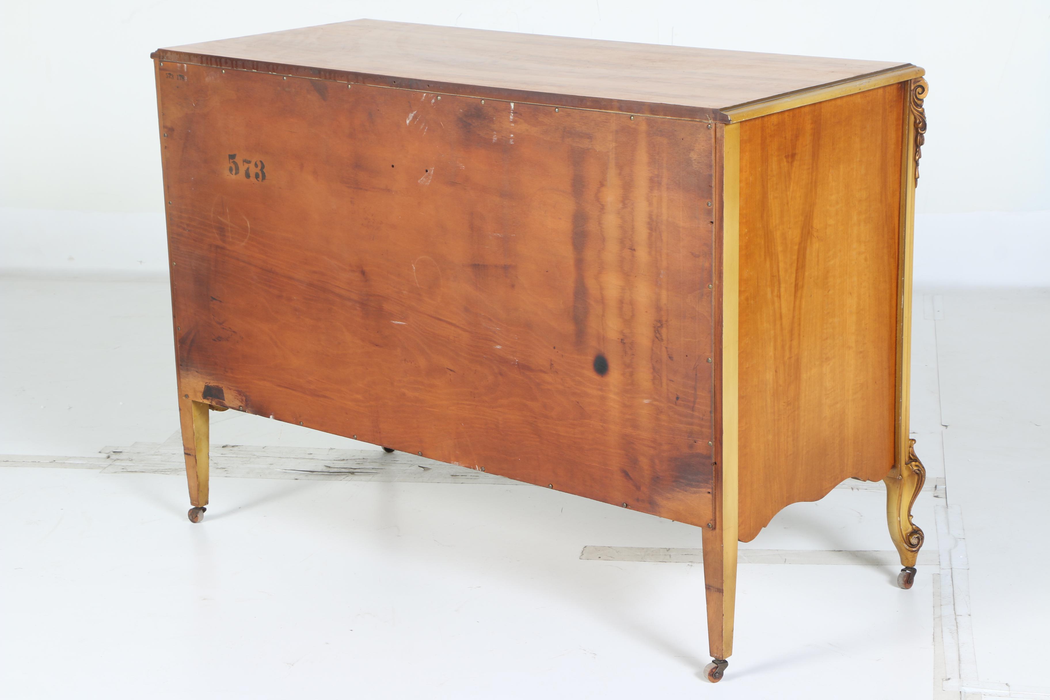 Vintage Louis XV Style Three-Drawer Dresser by John M. Smyth Co.