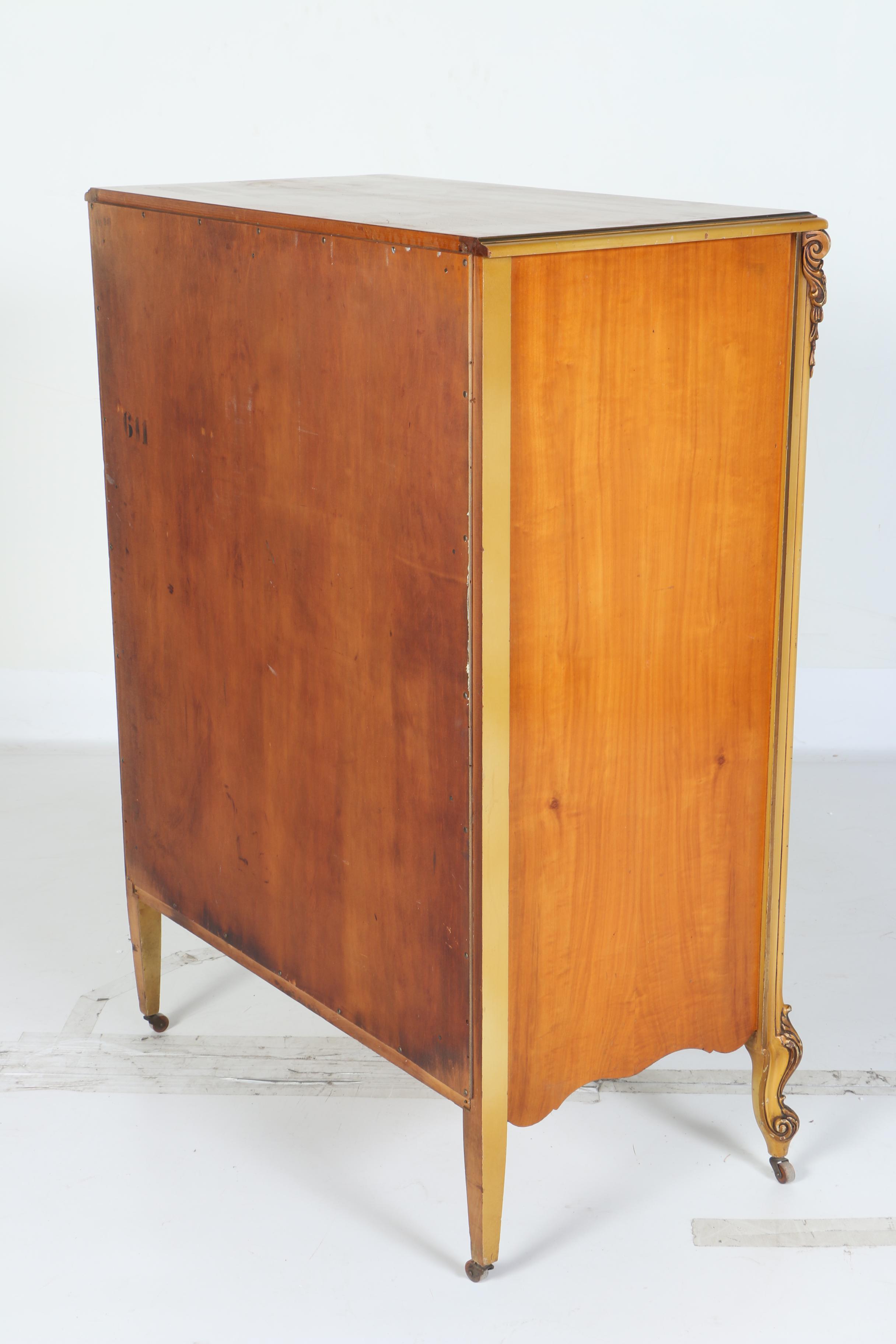 Vintage Louis XV Style Four-Drawer Dresser by John M. Smyth Co.