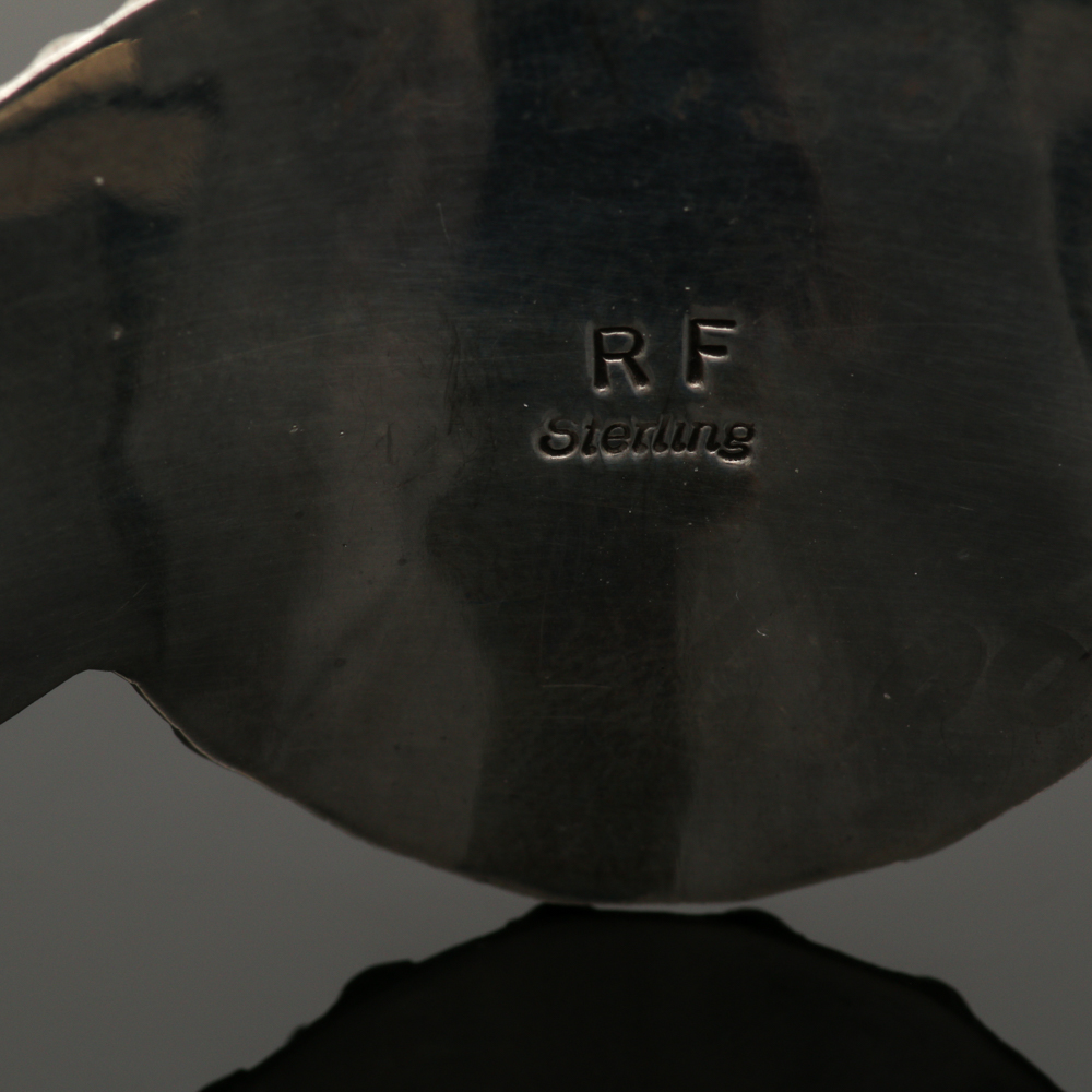 Rosalina Francisco Sterling Silver Turquoise Cuff Bracelet