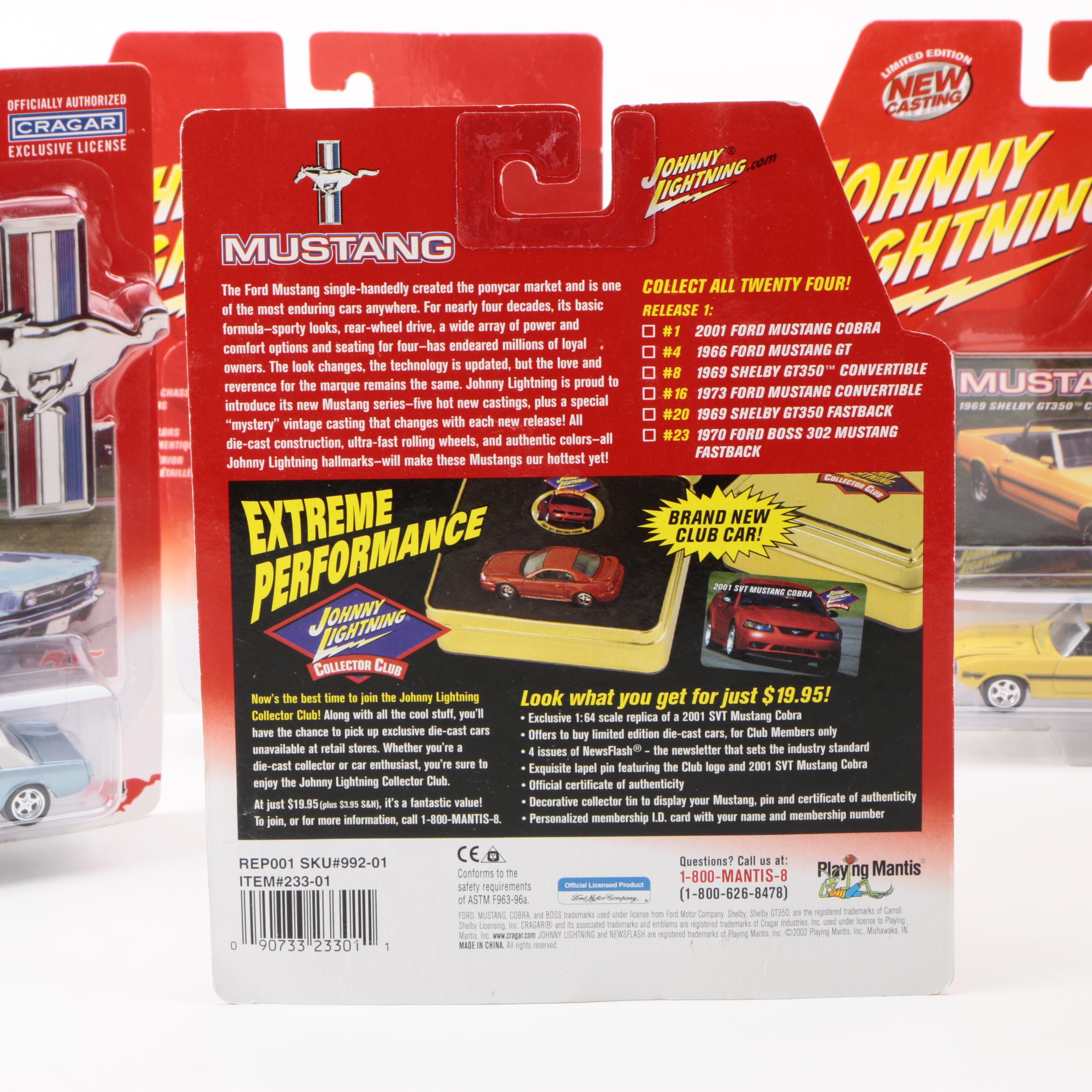 Johnny Lightning Mustang Die-Cast Cars