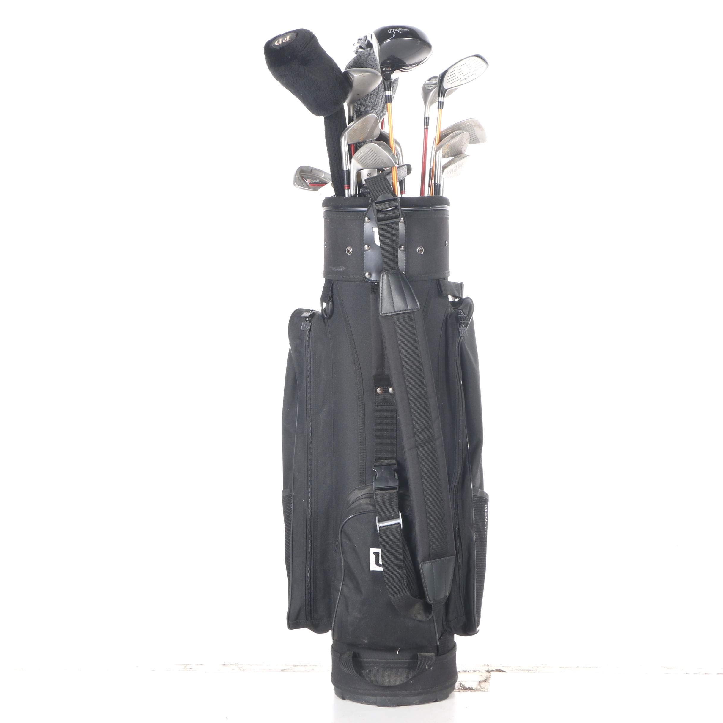 Wilson Staff Golf Club Set in Golf Bag