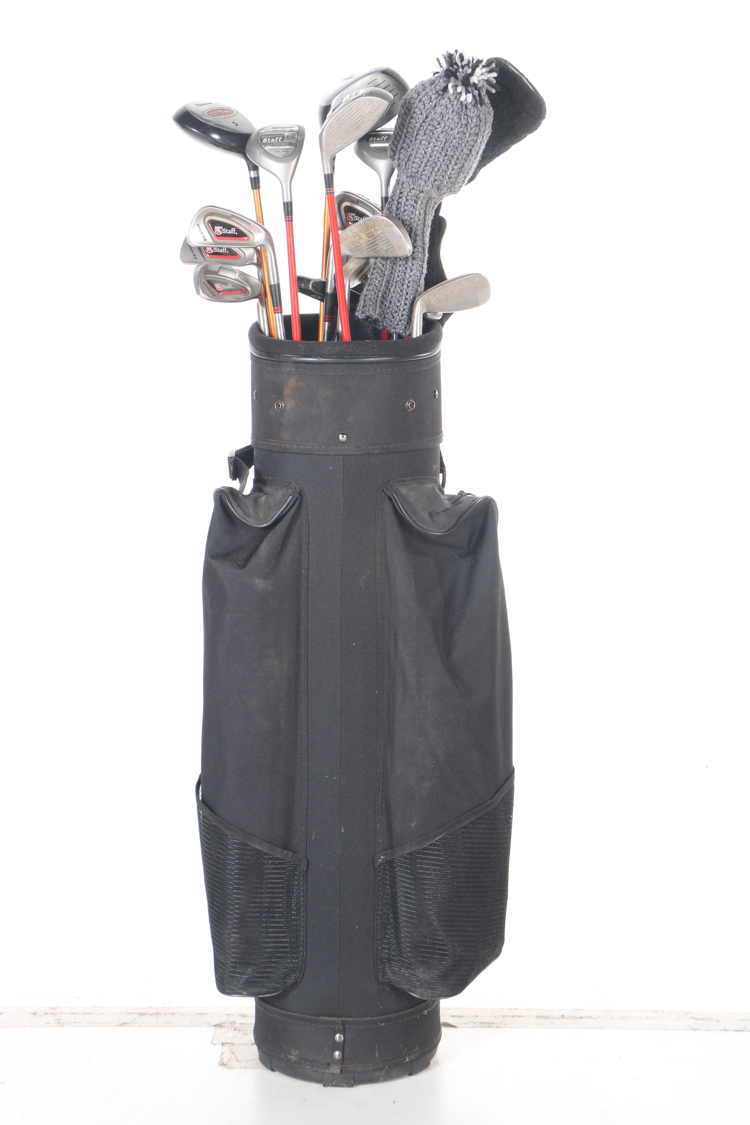 Wilson Staff Golf Club Set in Golf Bag