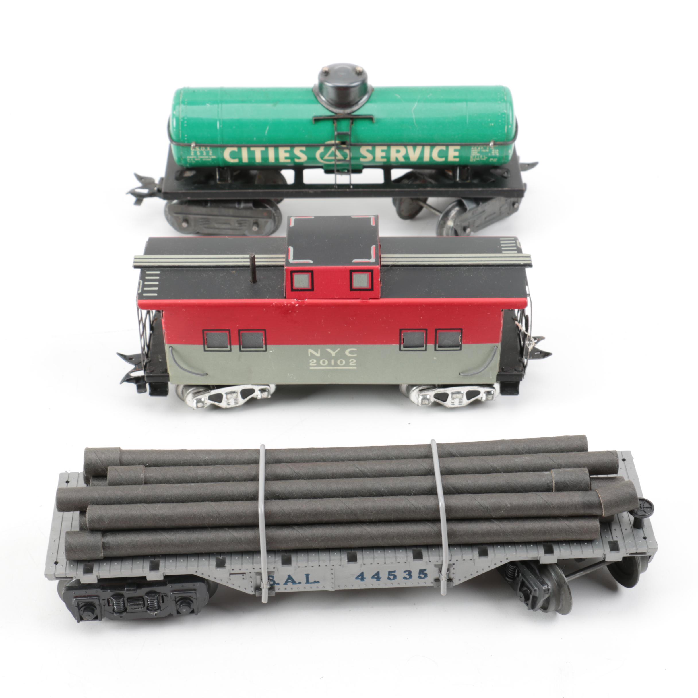 Marx Train Set, Track, Plasticville Model Kits, and Other Train Accessories