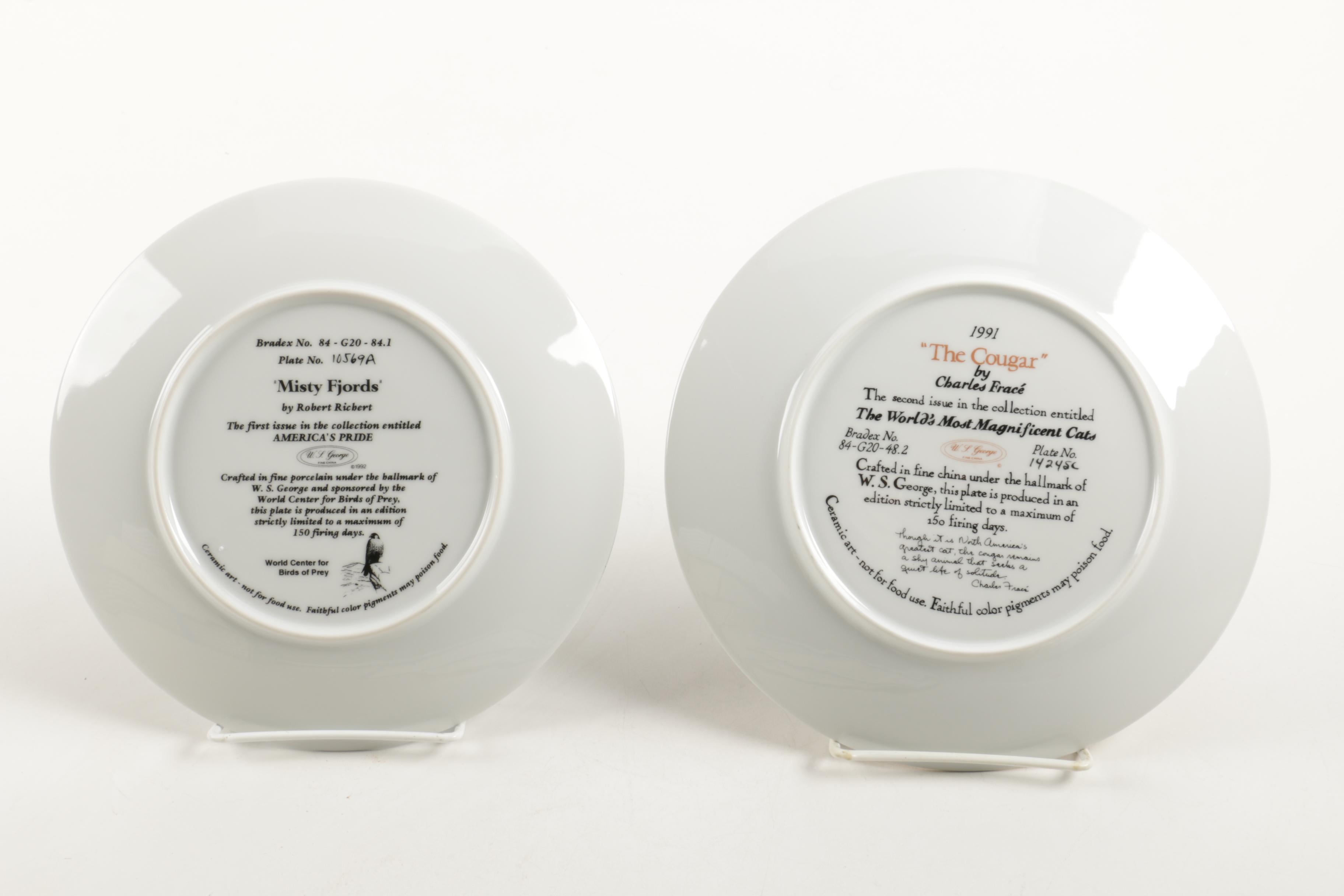 Knowles and W.S. George Decorative Plates