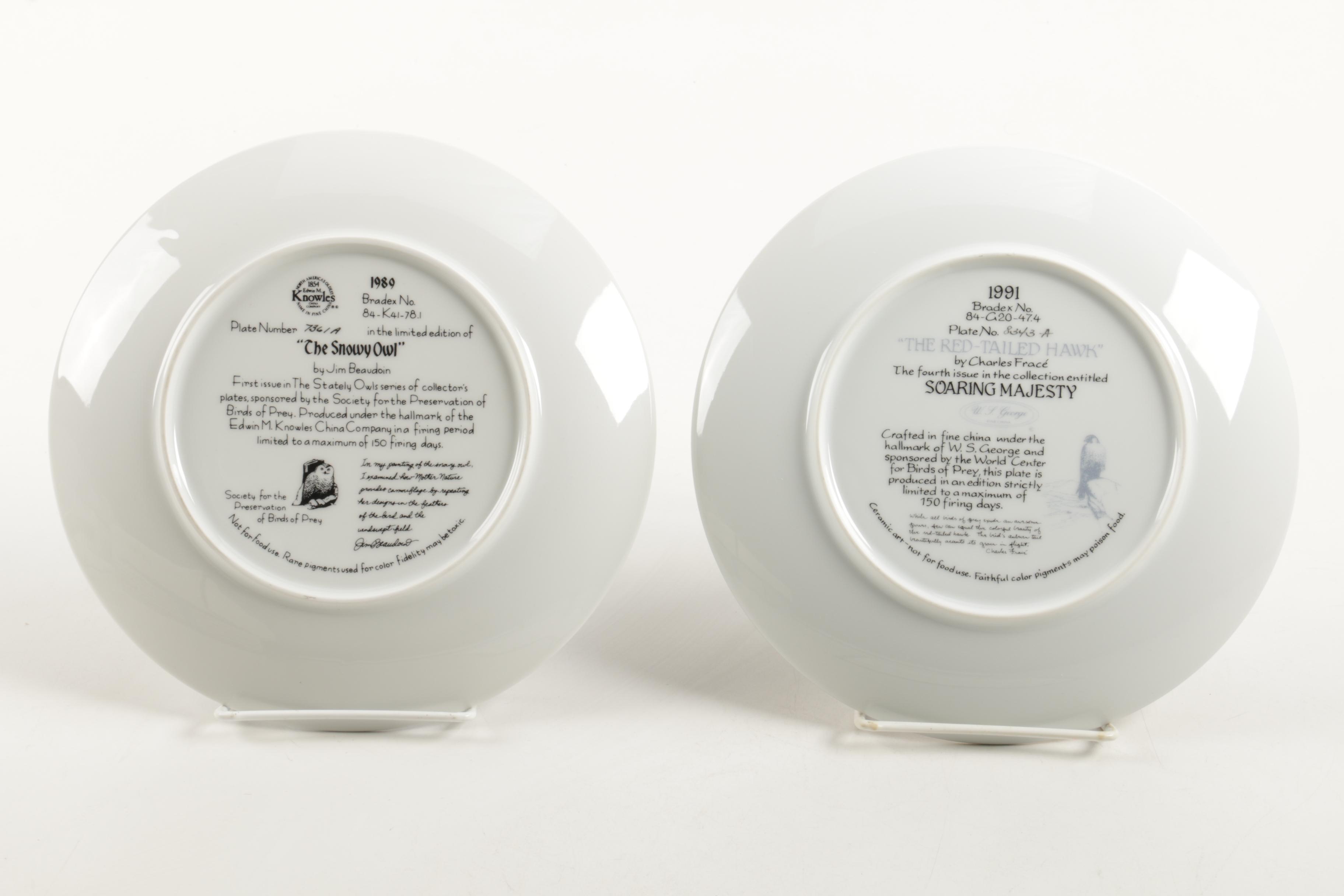 Knowles and W.S. George Decorative Plates