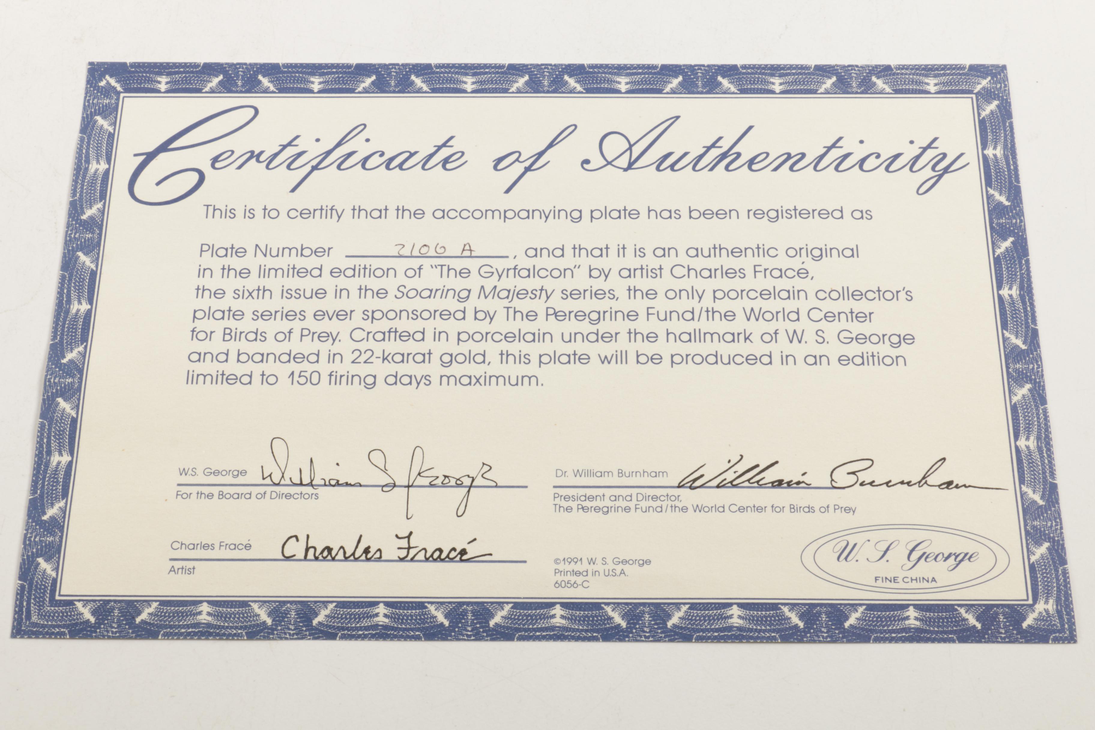 Knowles and W.S. George Decorative Plates