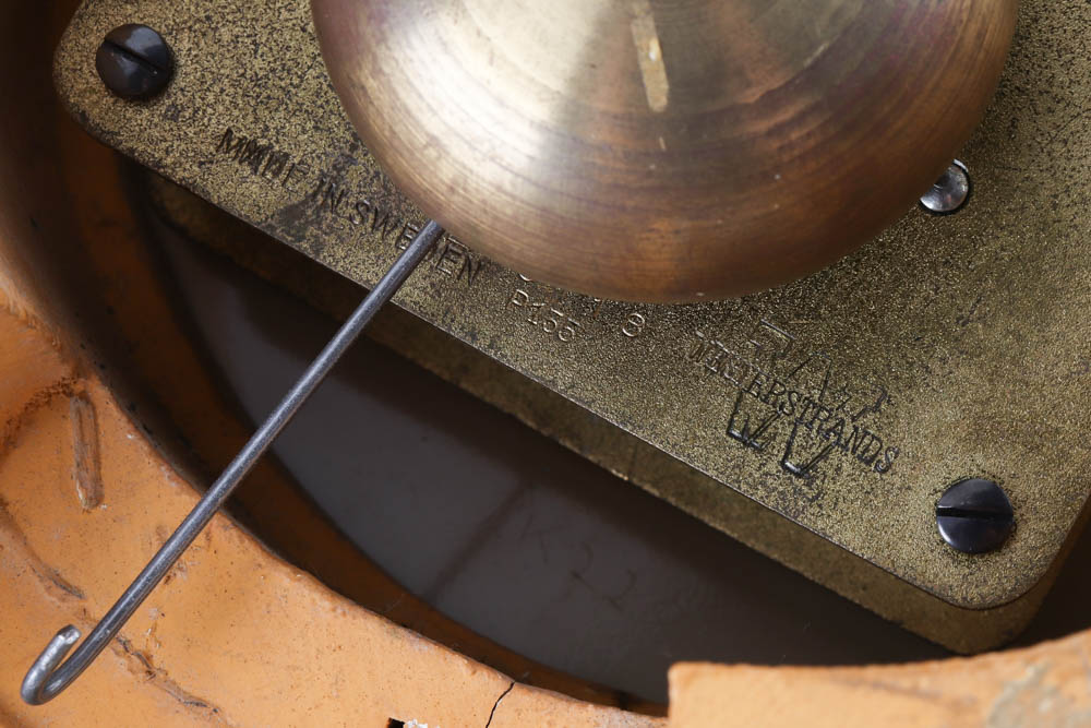 Vintage Westerstrand Swedish Gilt Cartel Clock