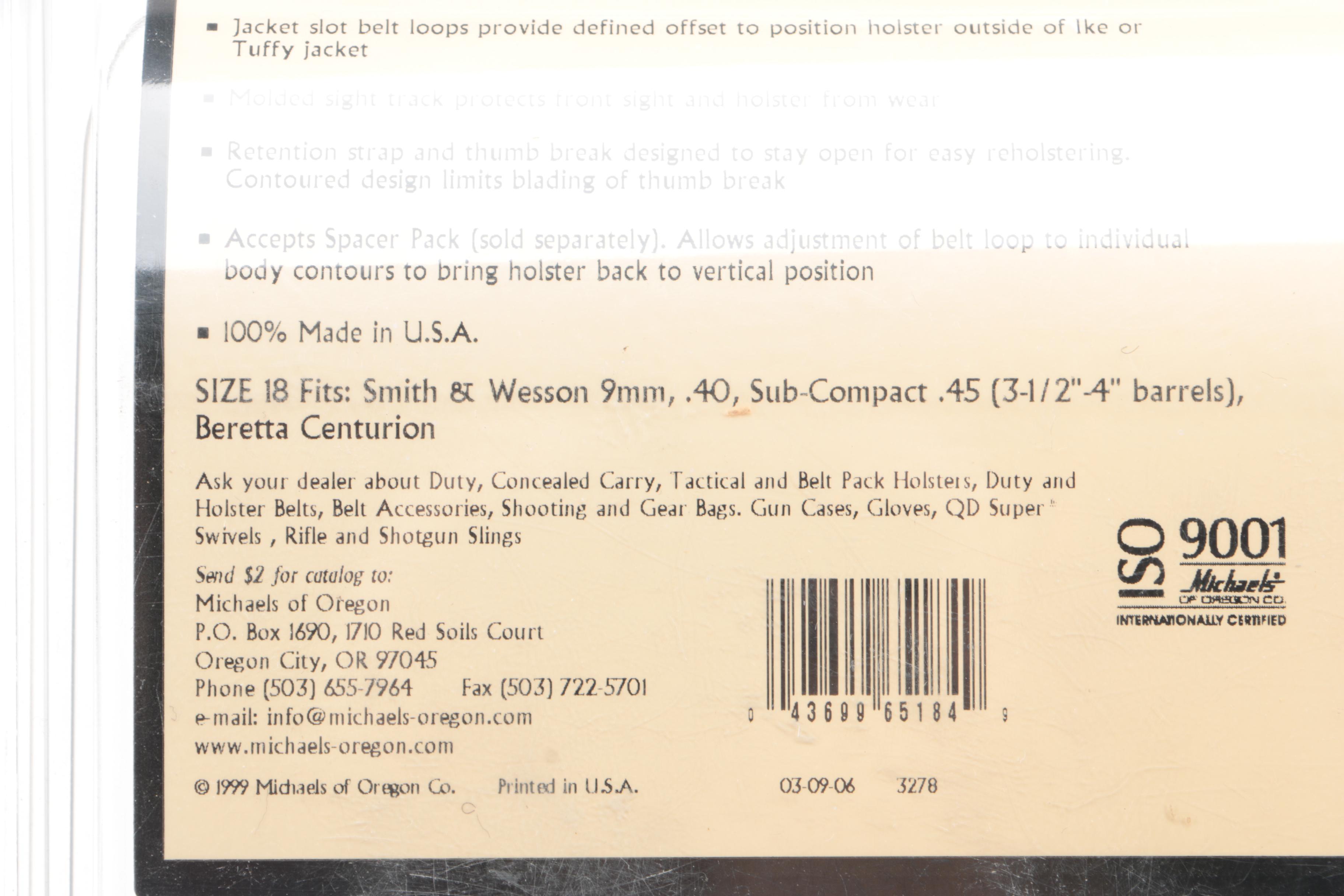 Bucheimer and Uncle Mike's Gun Holsters