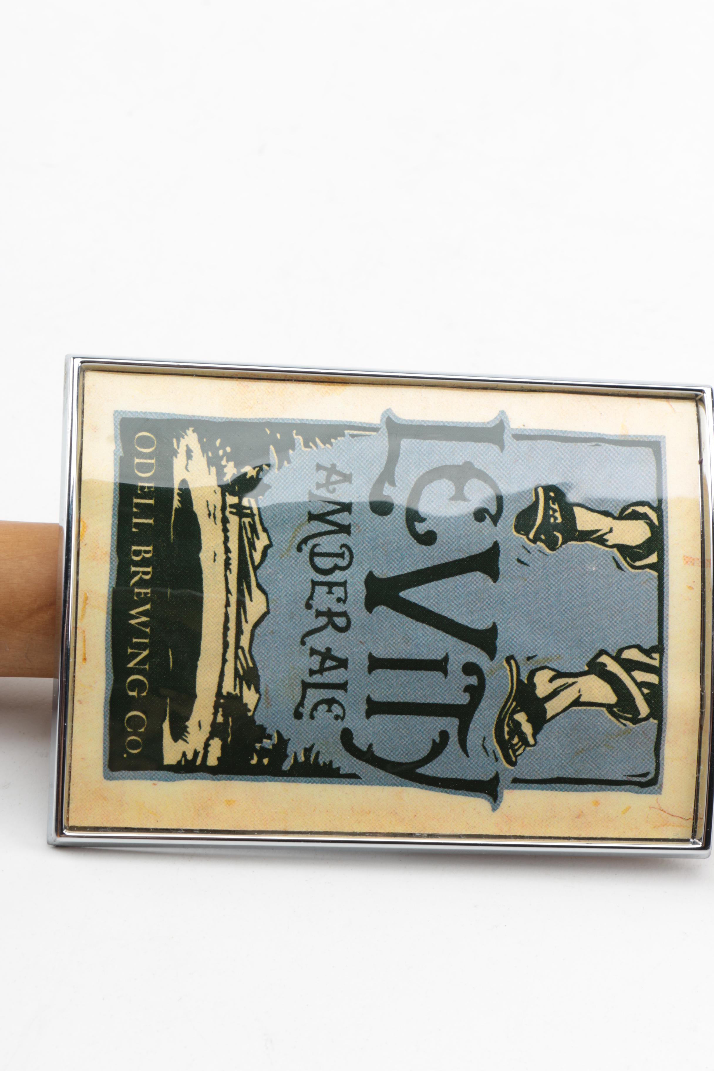 Levity Amber Ale by O'Dell Brewing Co. Tap Handle