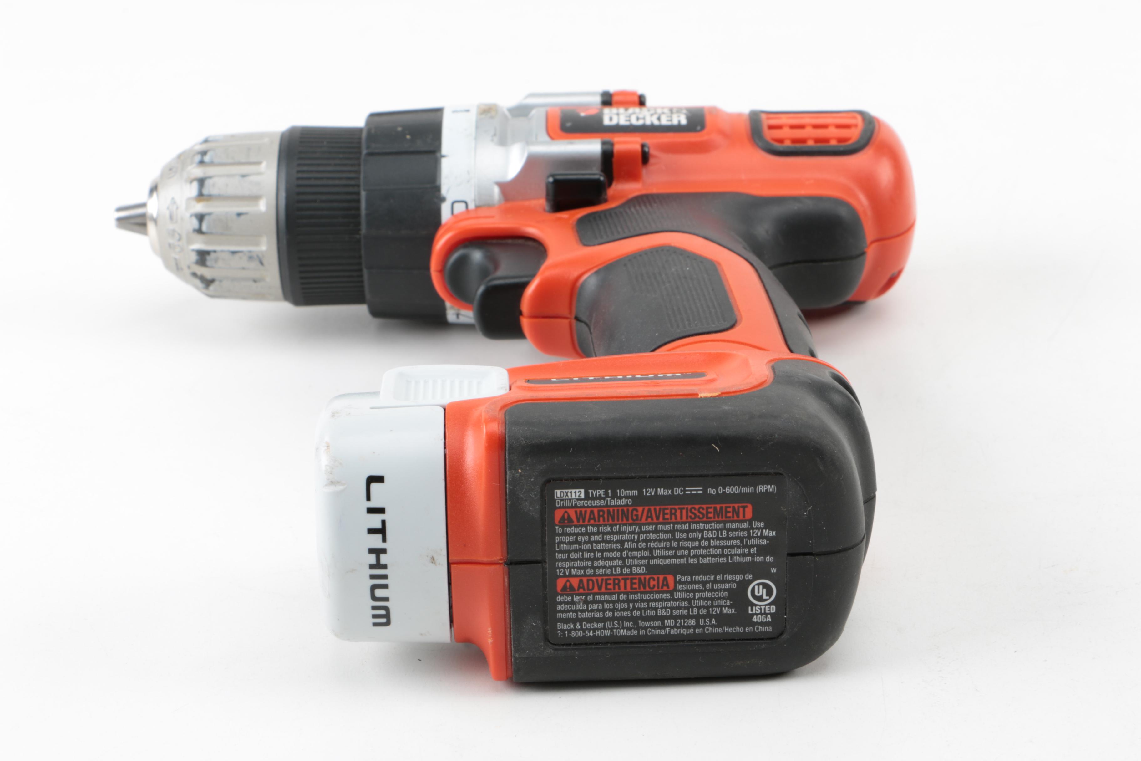 Tools Including Black & Decker Drill