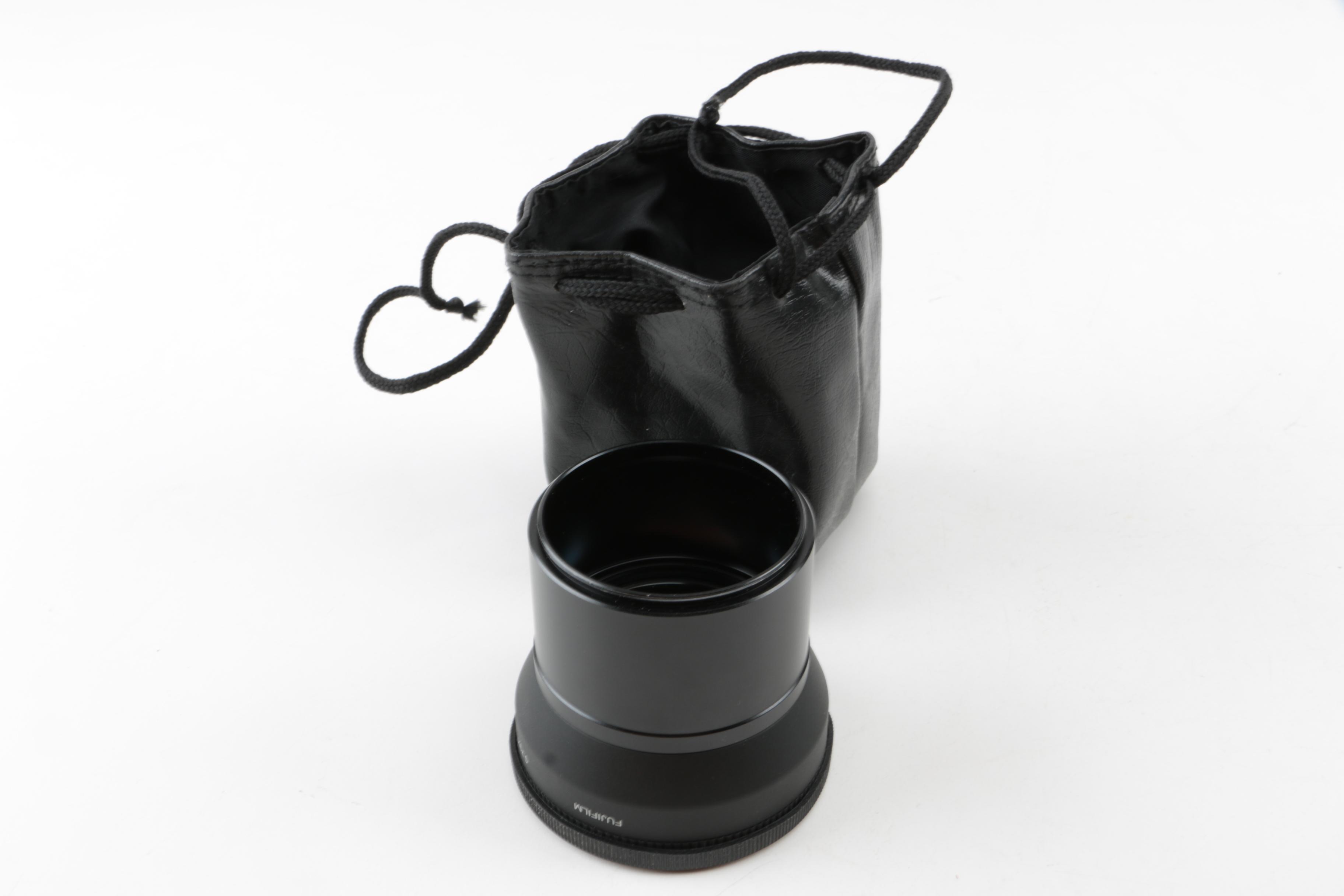 Fujifilm Wide Conversion and Opteka Telephoto Camera Lenses with Pouches