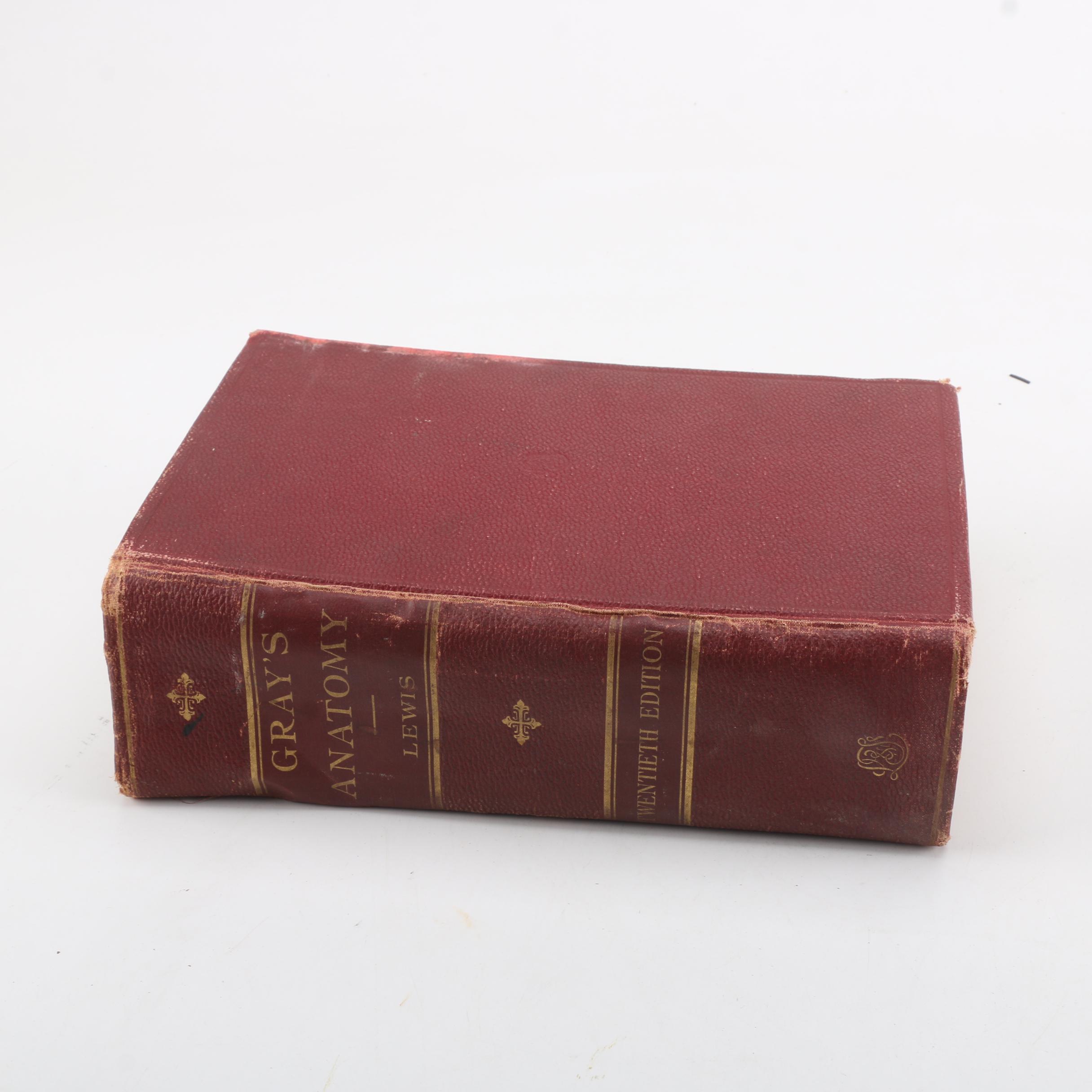 1918 "Anatomy of the Human Body" by Henry Gray Twentieth Edition