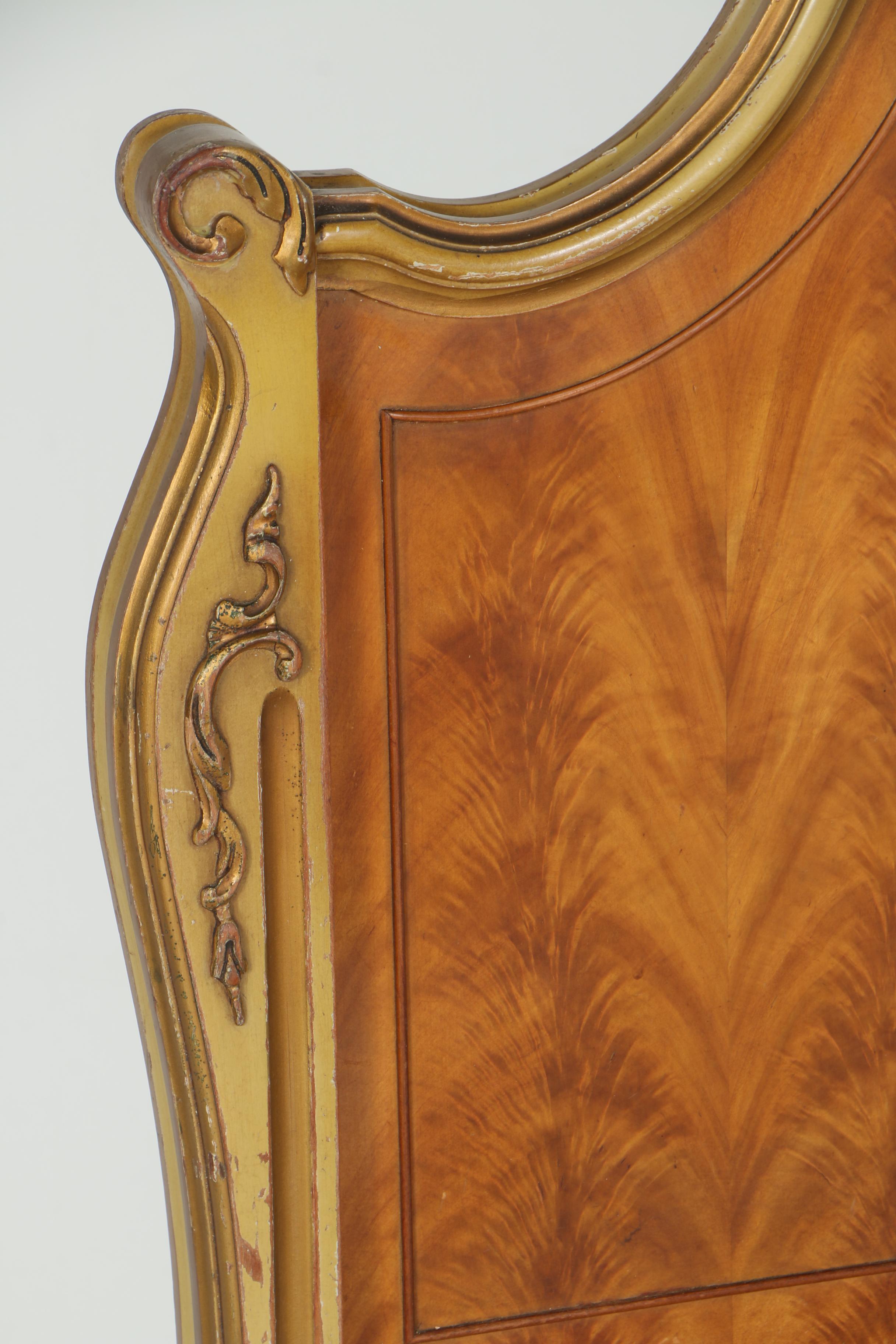 Vintage Louis XV Style Twin Size Bed Frames by John M. Smyth Co.