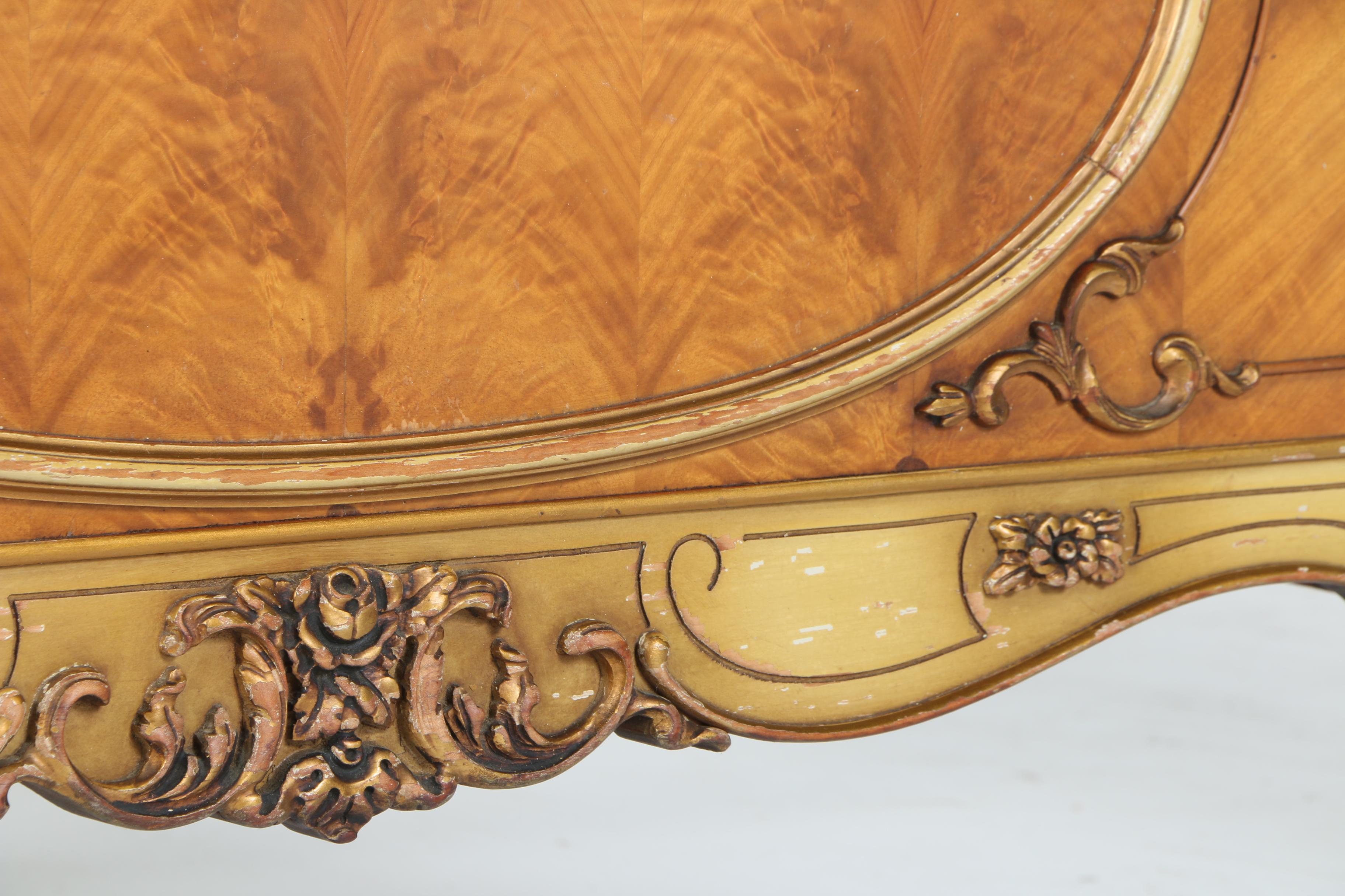 Vintage Louis XV Style Twin Size Bed Frames by John M. Smyth Co.