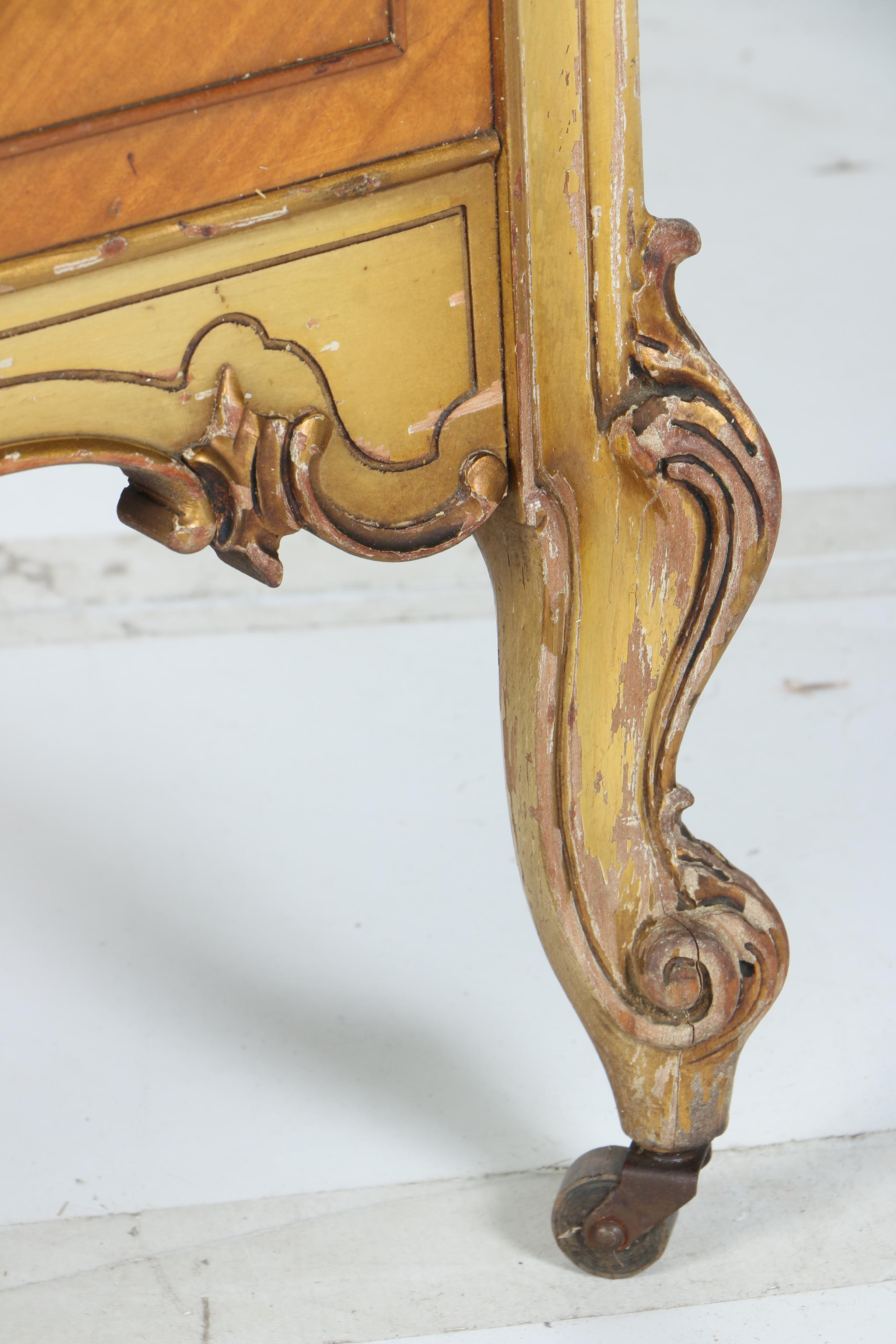 Vintage Louis XV Style Twin Size Bed Frames by John M. Smyth Co.