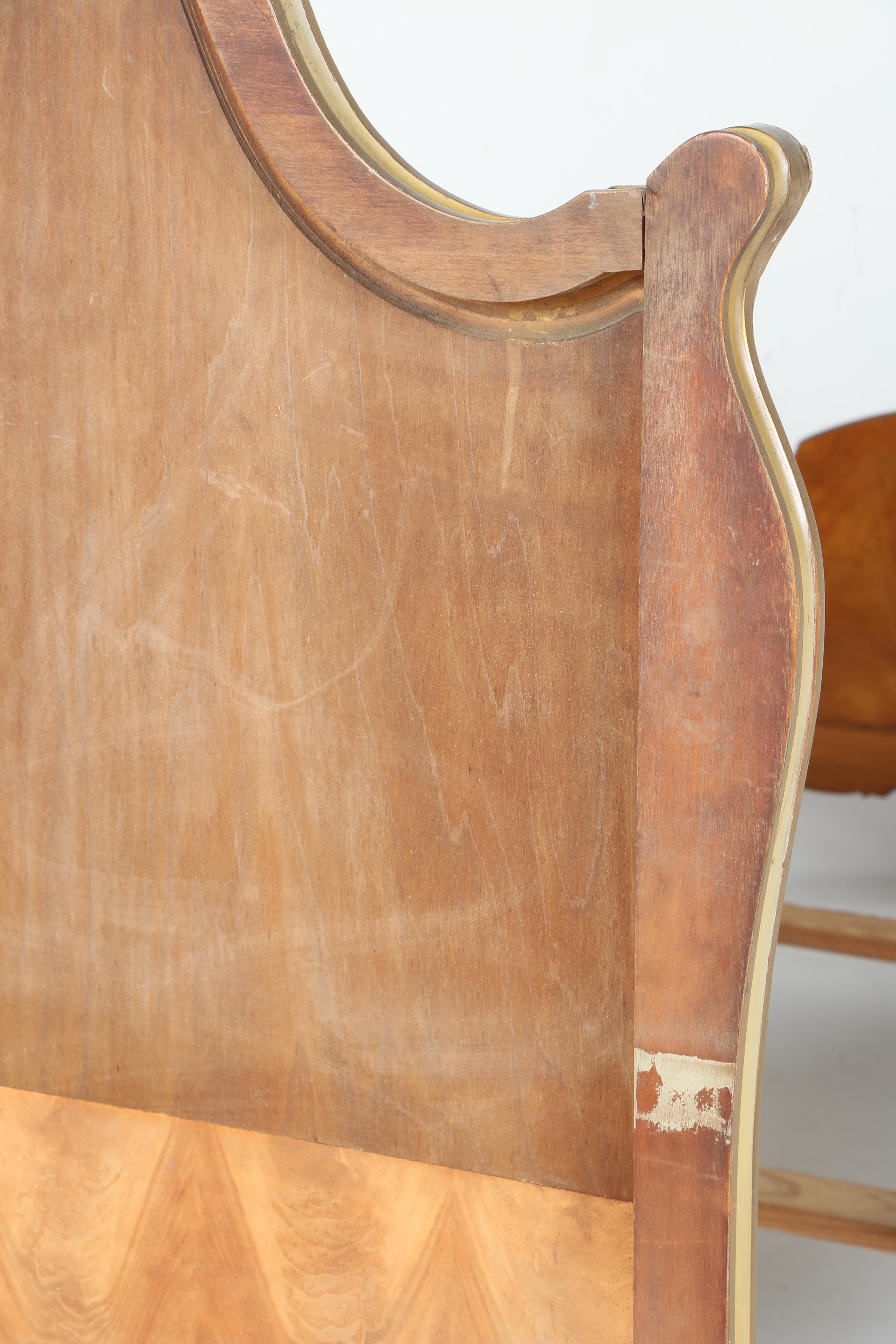 Vintage Louis XV Style Twin Size Bed Frames by John M. Smyth Co.