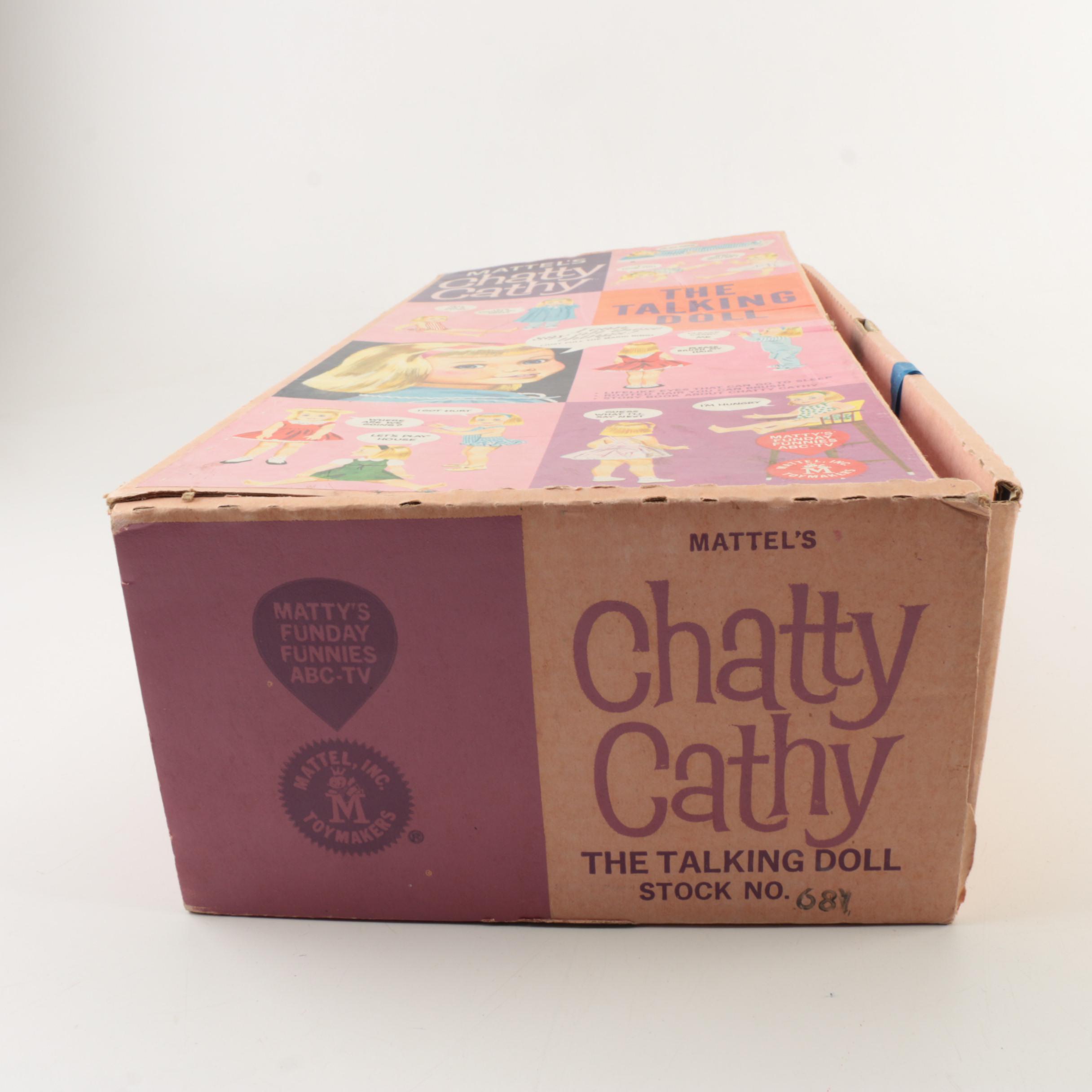 1959 Mattel "Chatty Cathy" Doll and Doll Clothing