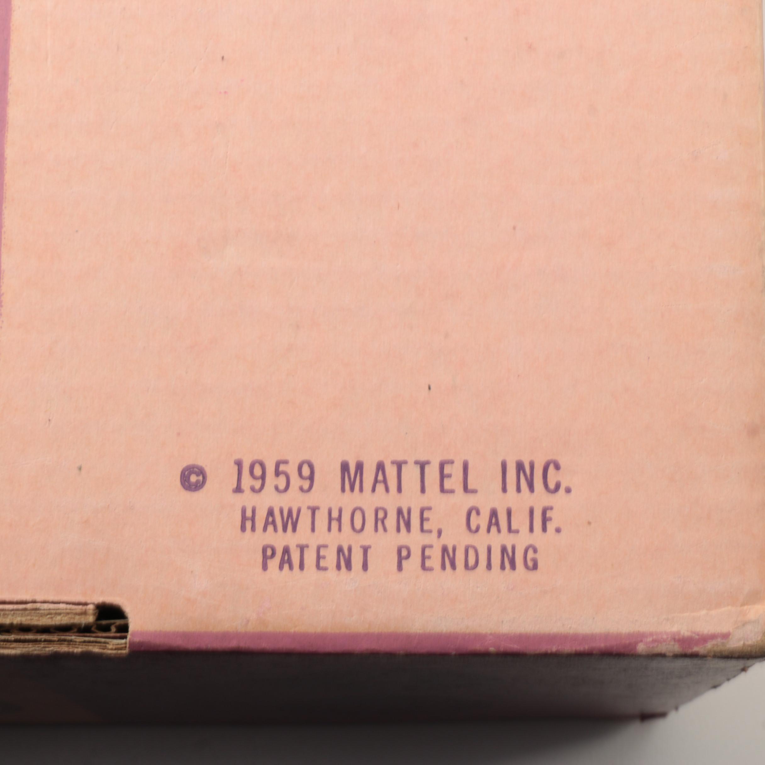 1959 Mattel "Chatty Cathy" Doll and Doll Clothing