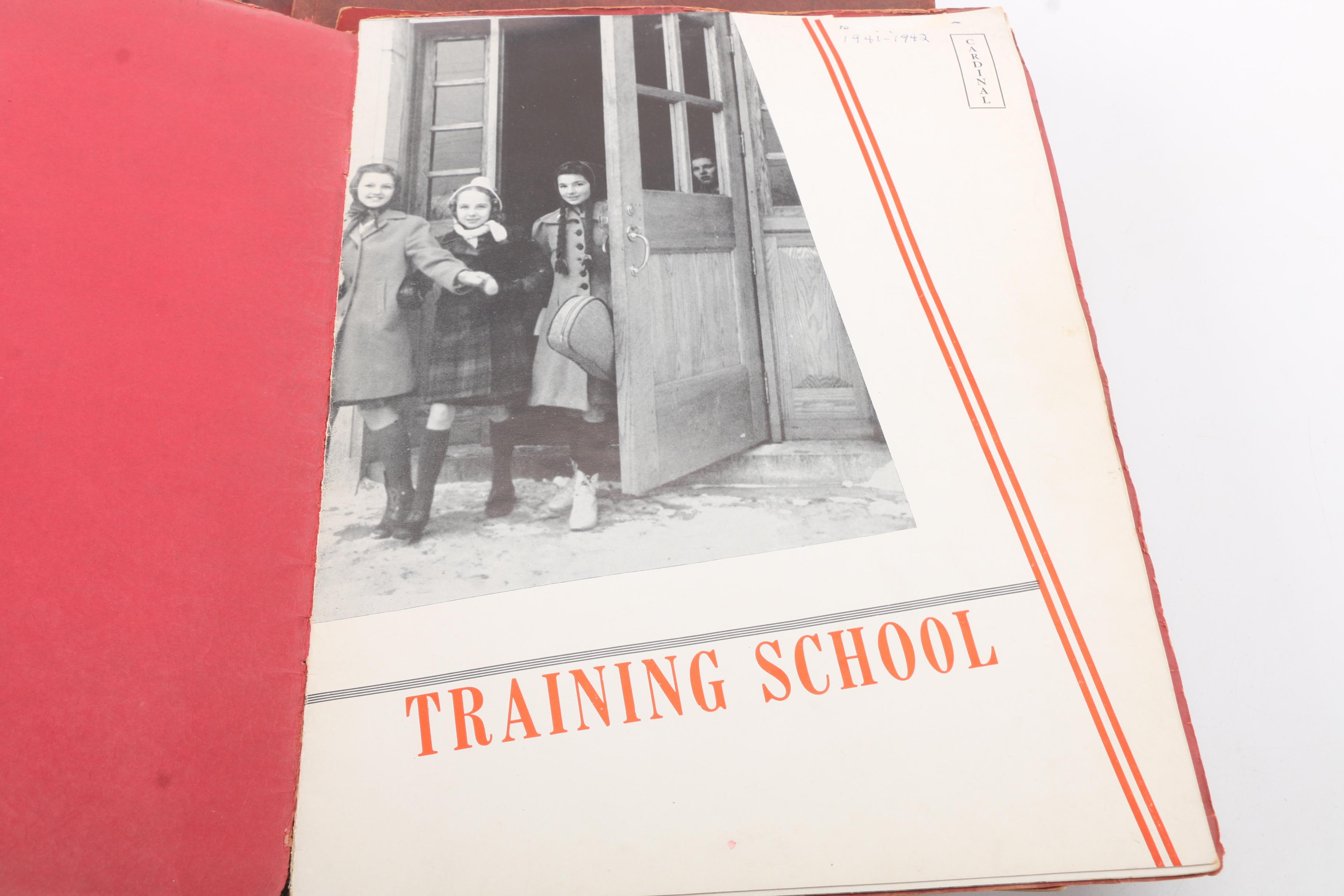 Vintage School Yearbooks, Ephemera and Business Ledgers