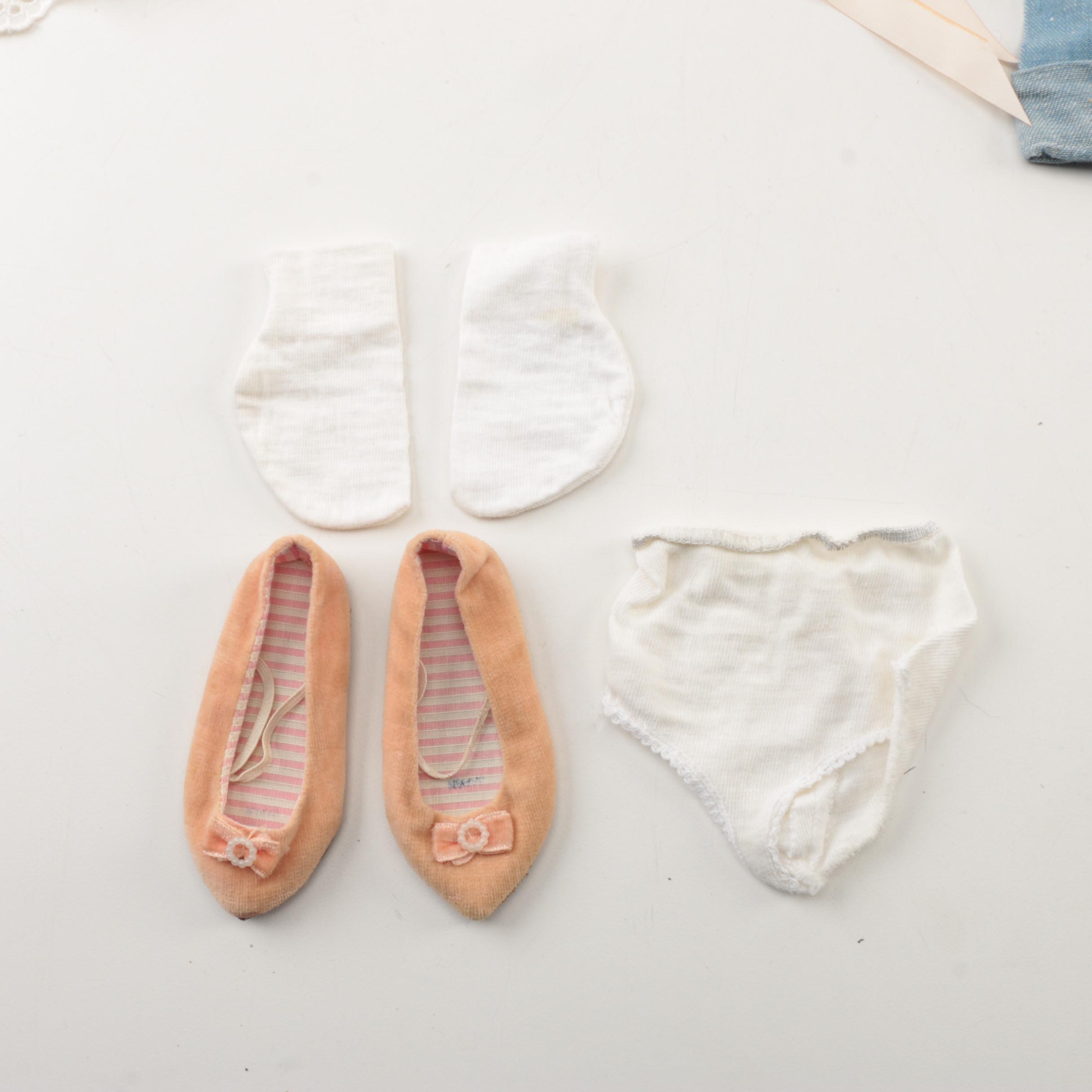 1959 Mattel "Chatty Cathy" Doll and Doll Clothing