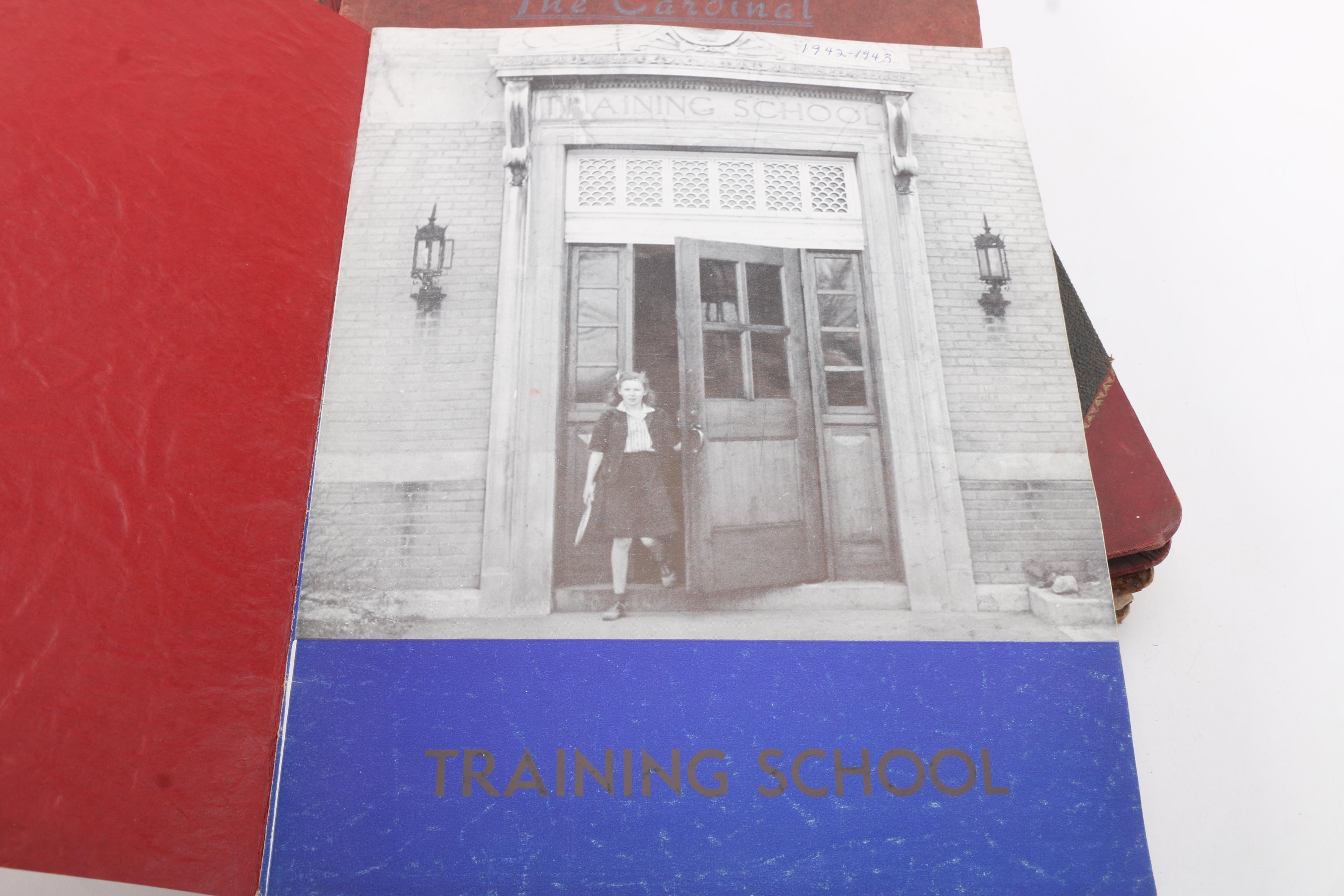 Vintage School Yearbooks, Ephemera and Business Ledgers