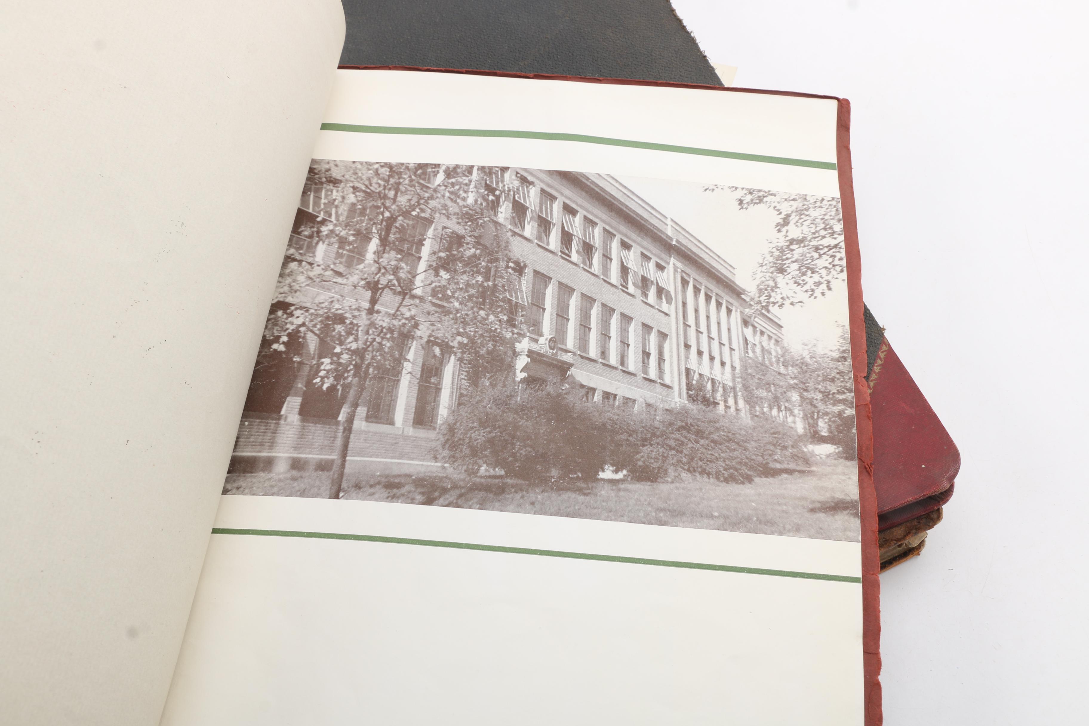 Vintage School Yearbooks, Ephemera and Business Ledgers