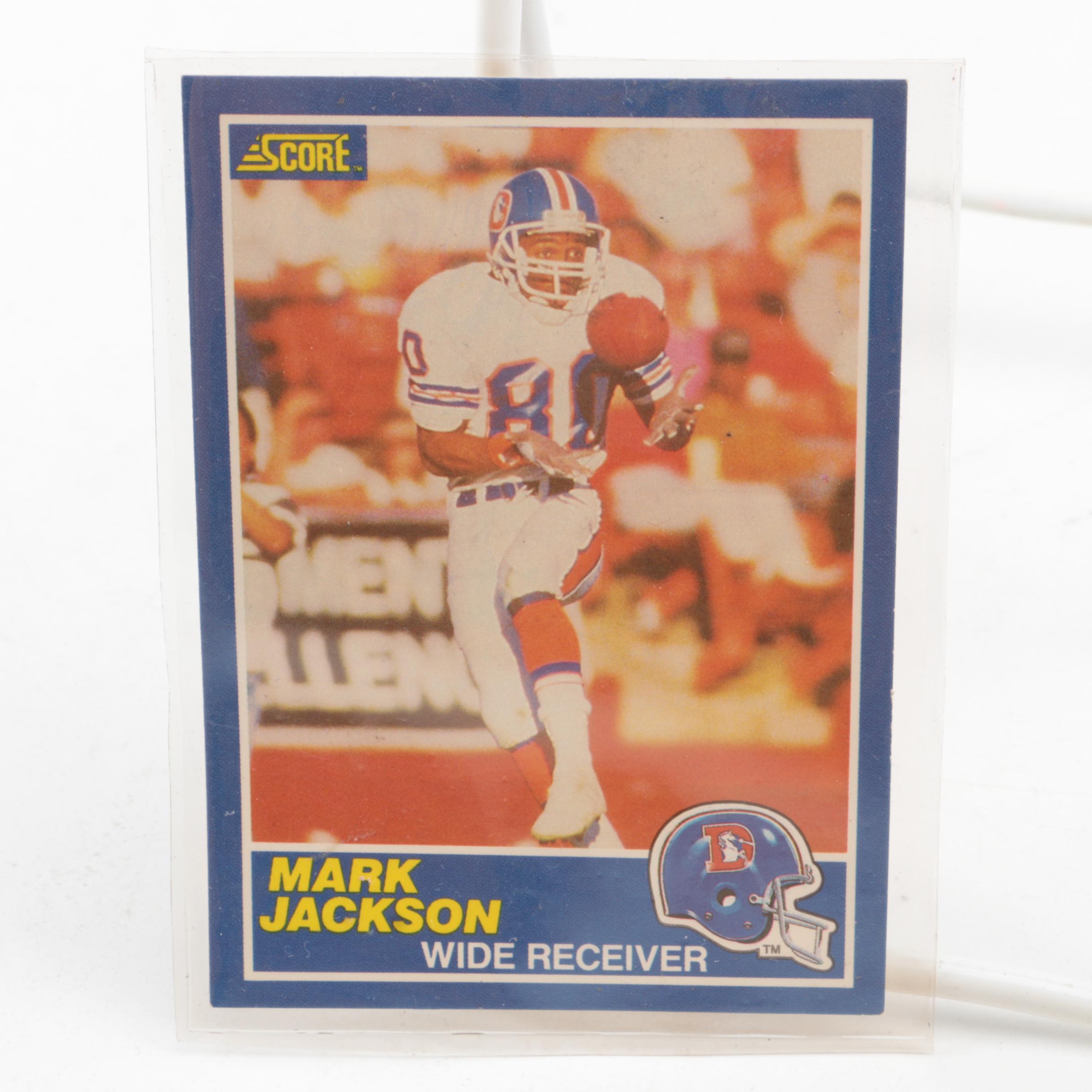 1989 Score Mark Jackson #17 Football Trading Card