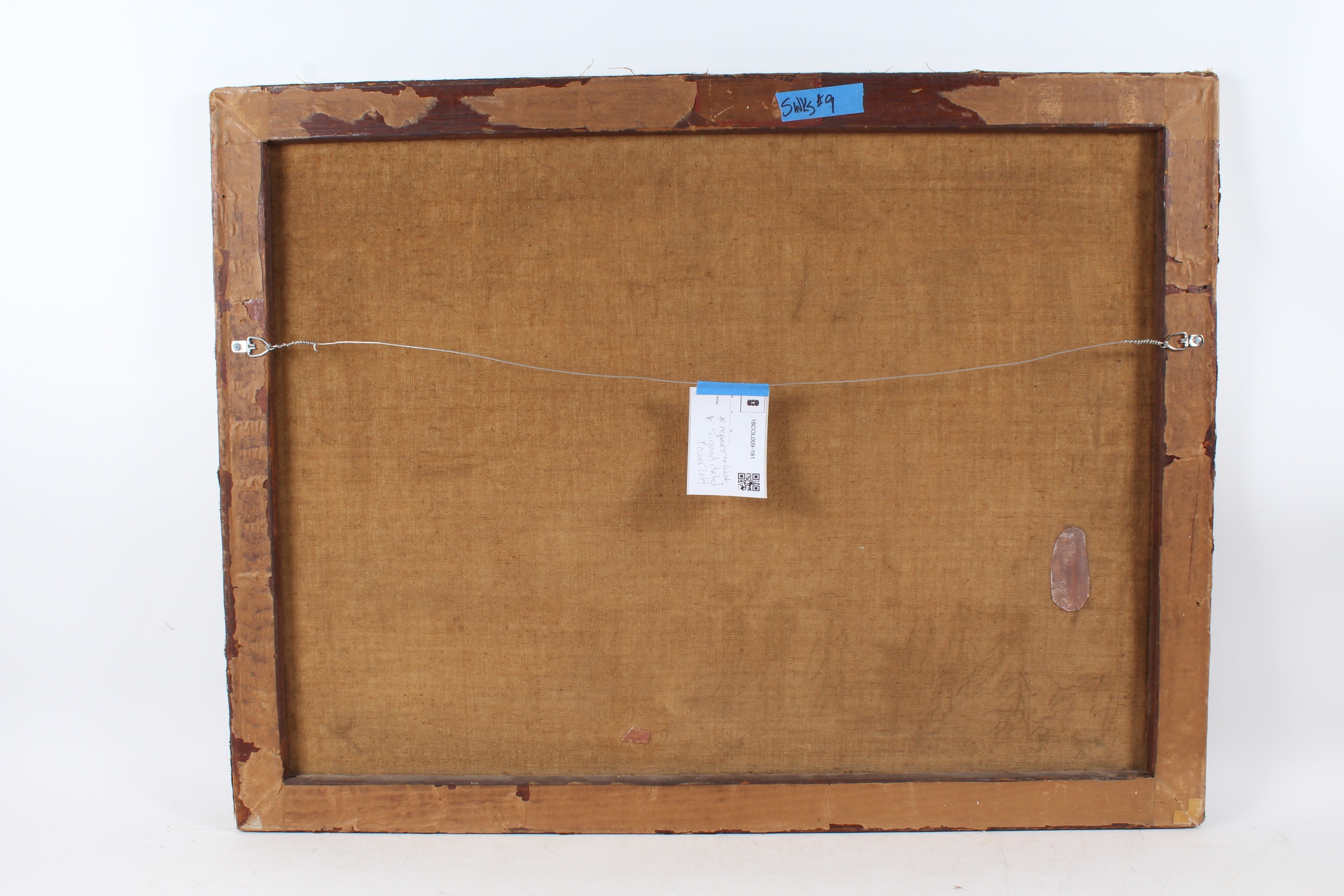 Original Vintage Gilman Low Oil on Canvas Landscape