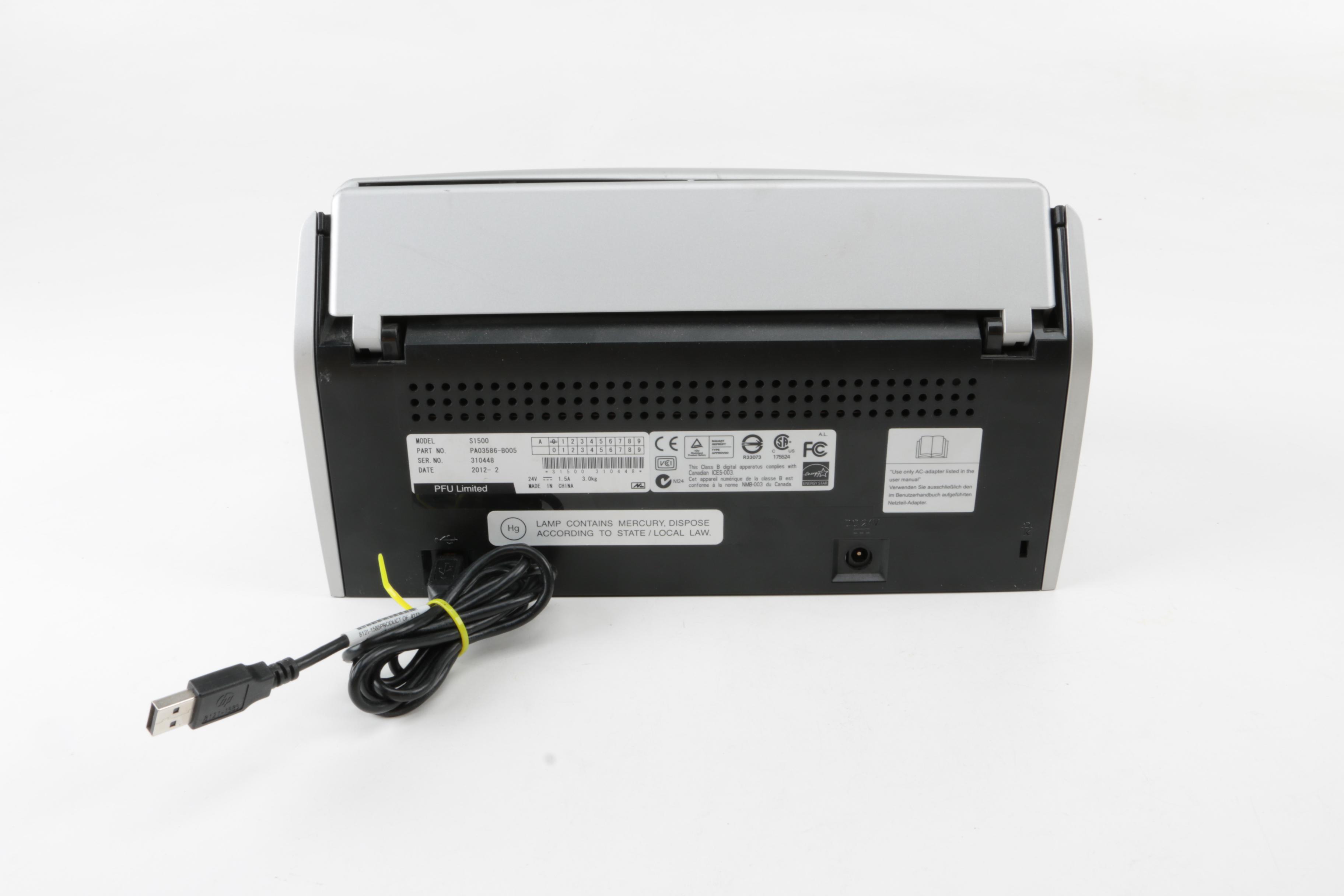 ScanSnap S1500 Scanner by Fujitsu