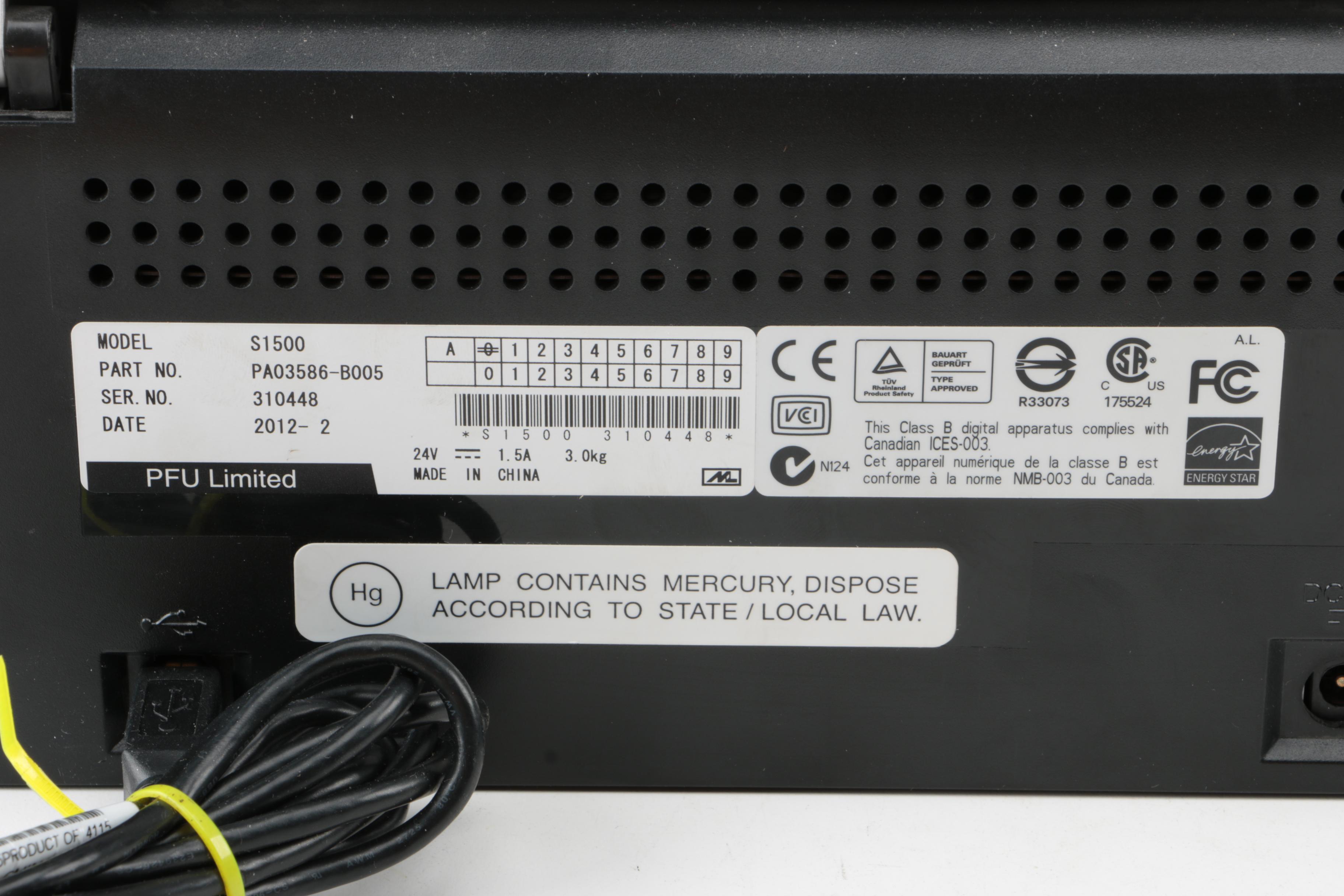 ScanSnap S1500 Scanner by Fujitsu