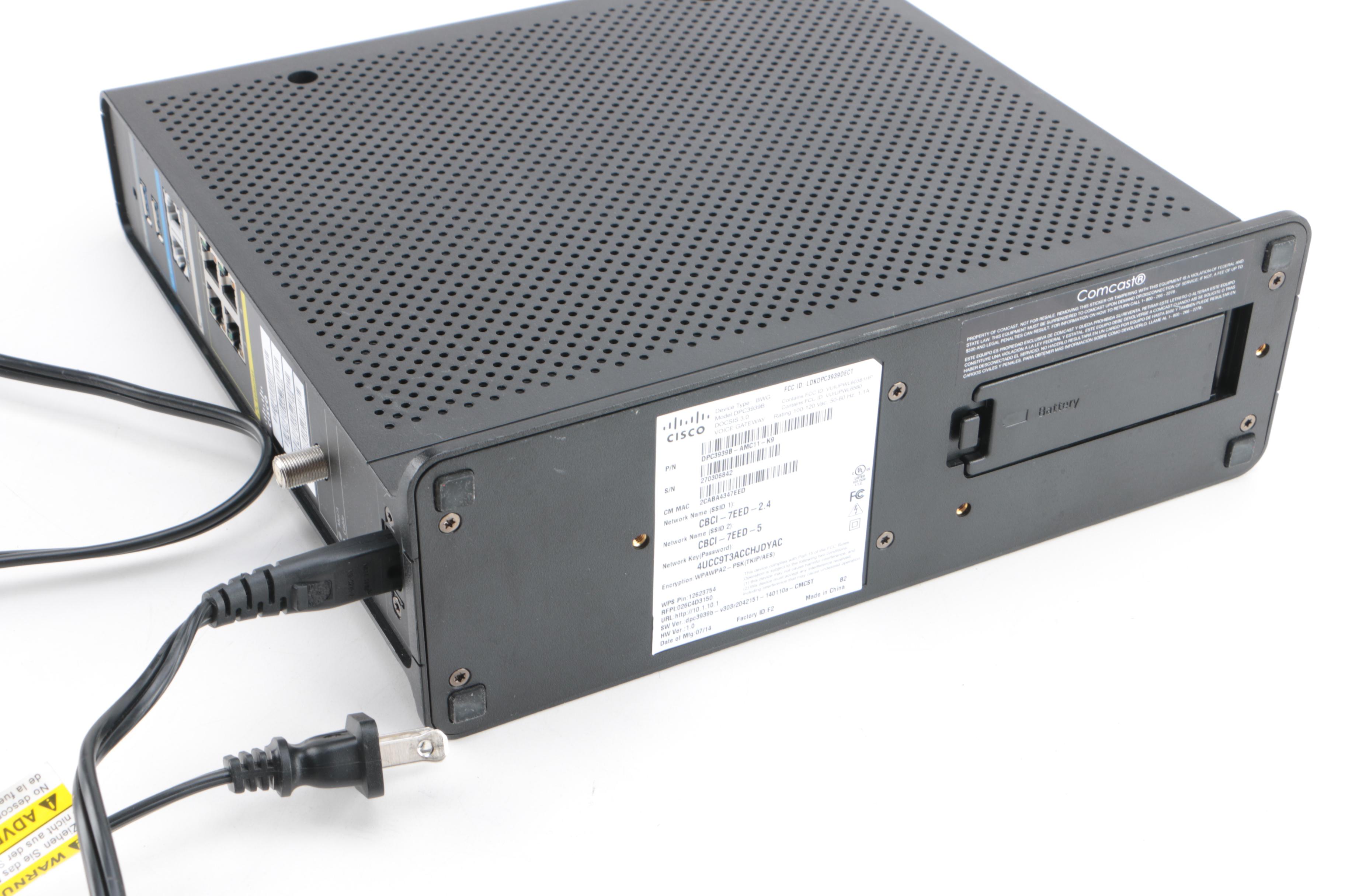 Comcast Cisco WiFi Modem