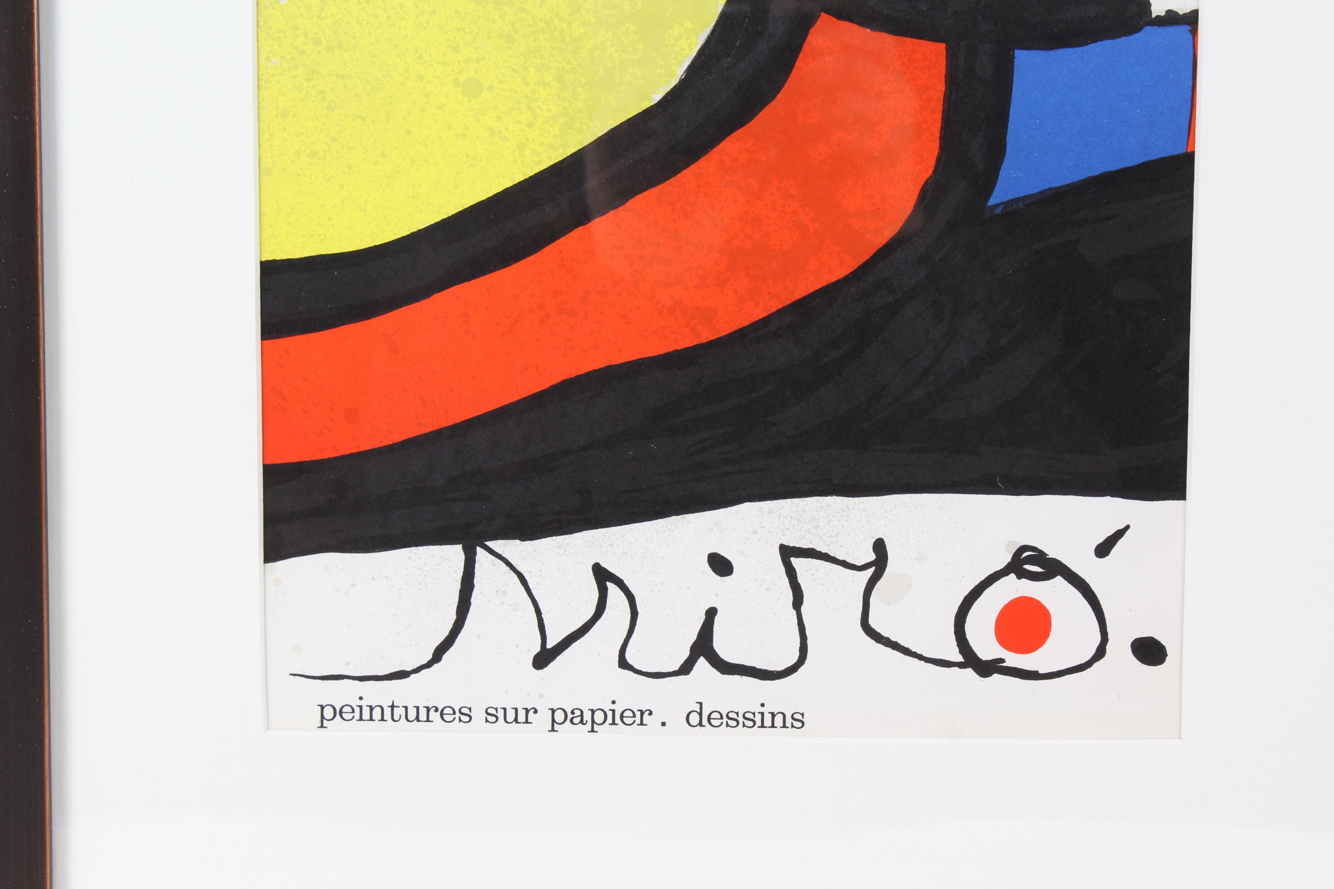 Joan Miro 1971 Color Lithograph for "Derriere le Miroir" Cover