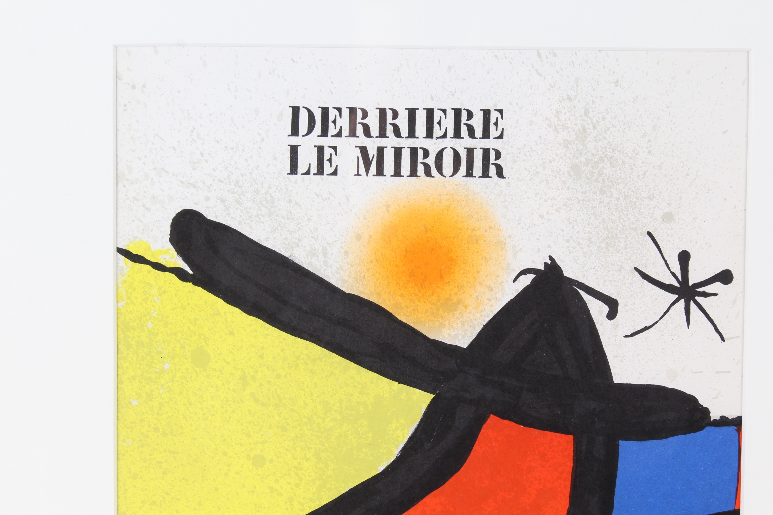 Joan Miro 1971 Color Lithograph for "Derriere le Miroir" Cover