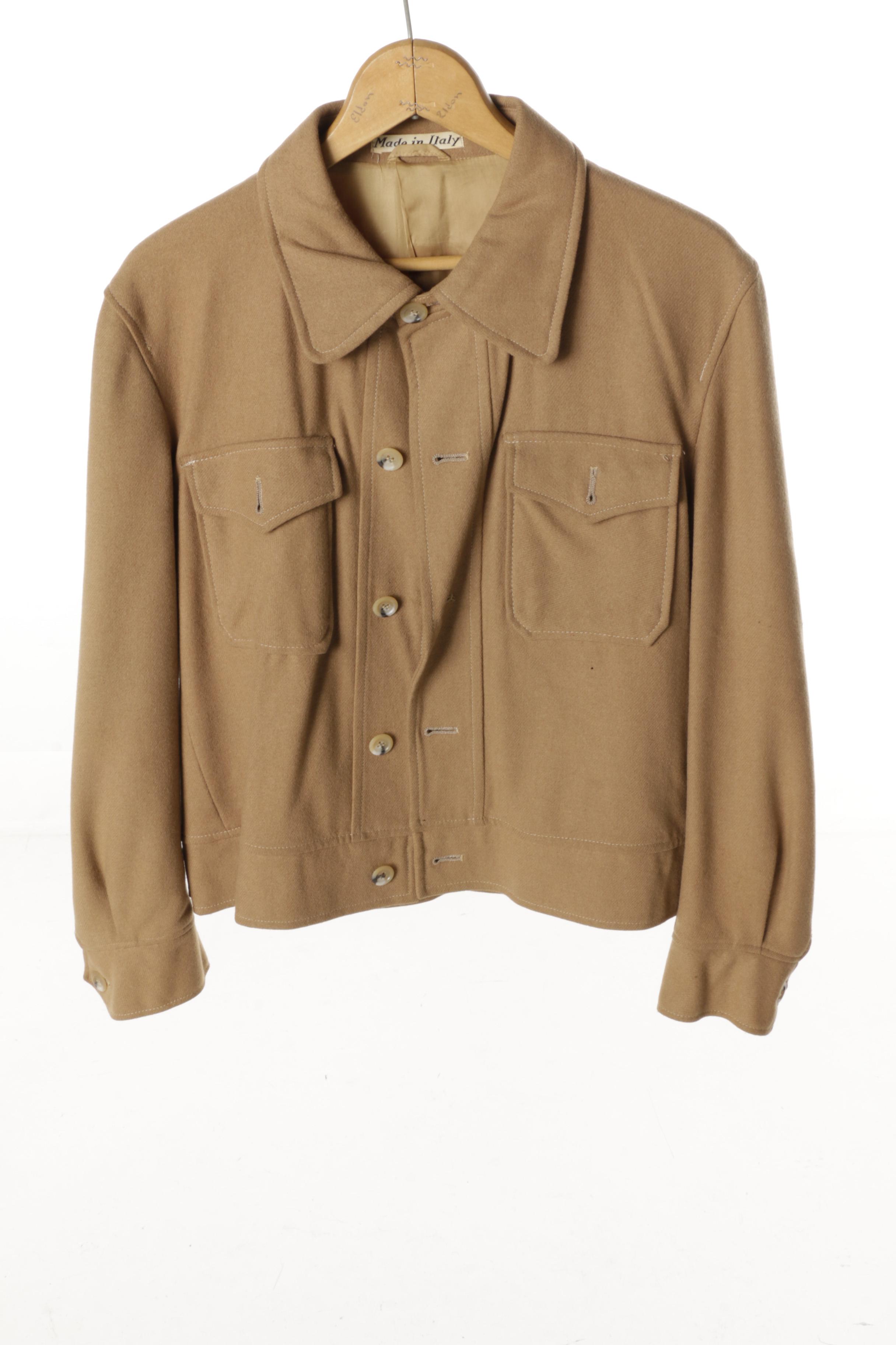 Women's Vintage Italian-Made Wool Pantsuit