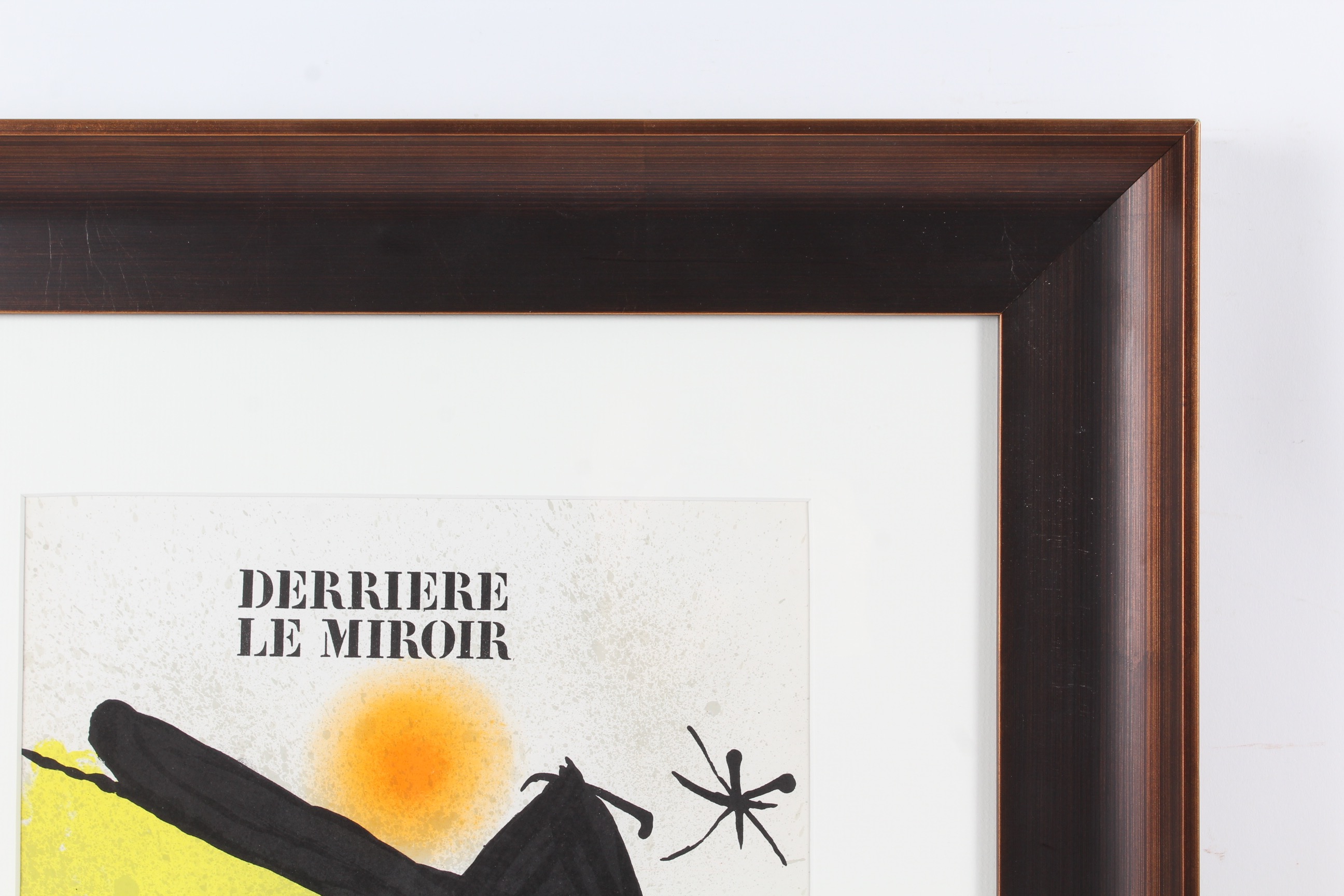 Joan Miro 1971 Color Lithograph for "Derriere le Miroir" Cover