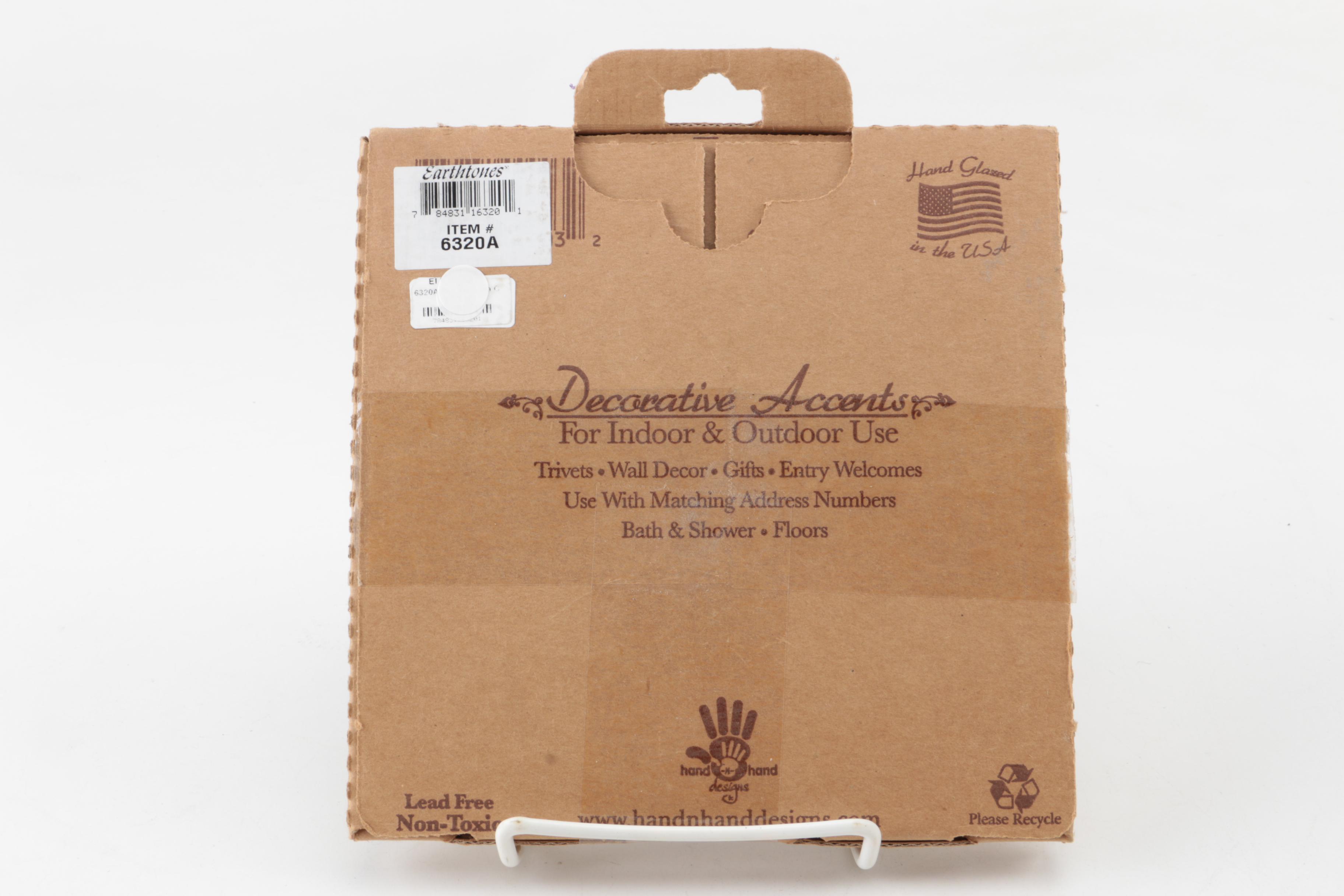 Hand Glazed Mexican Art Tiles and Talavera Style Cat Figurines