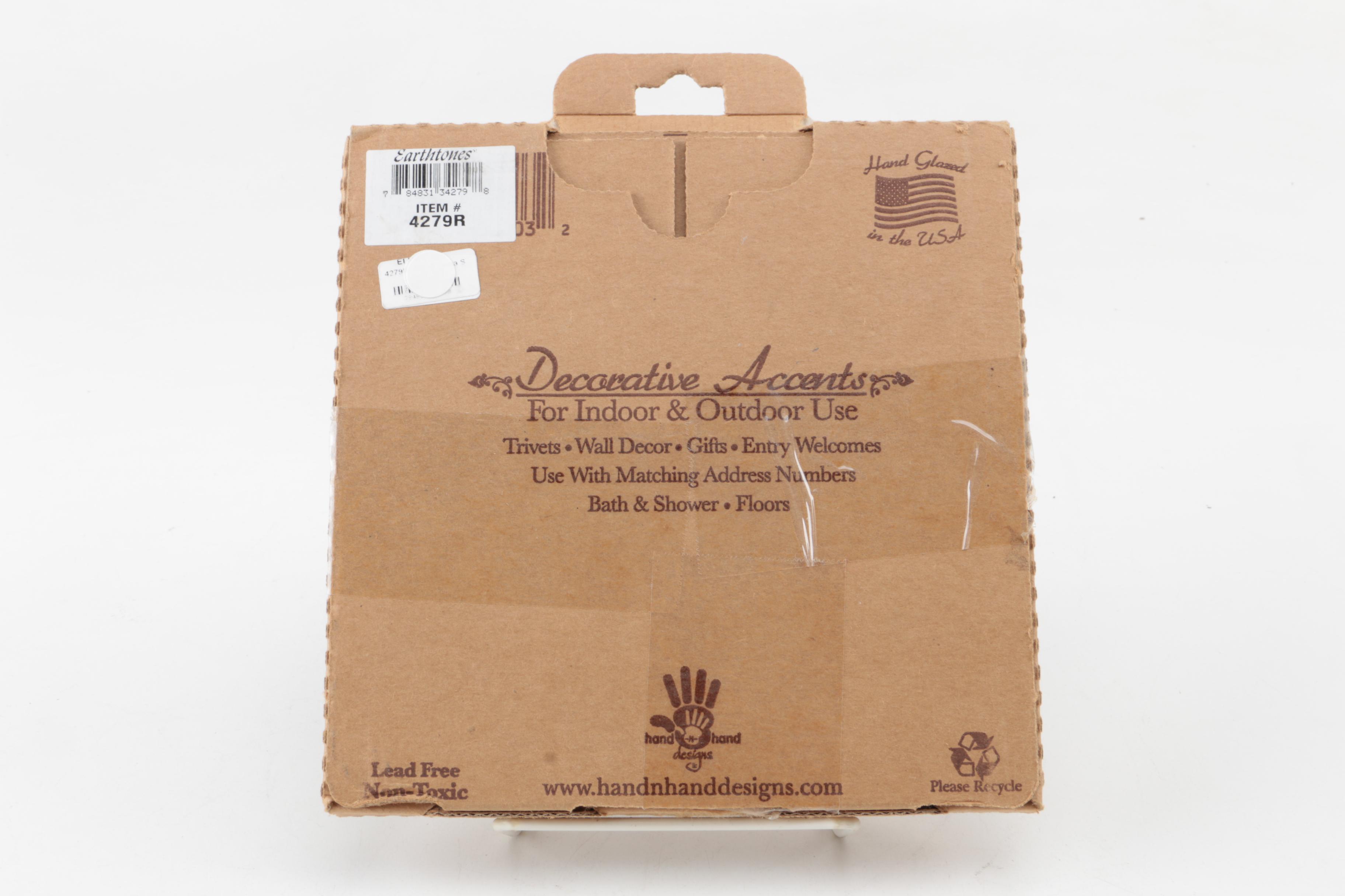 Hand Glazed Mexican Art Tiles and Talavera Style Cat Figurines