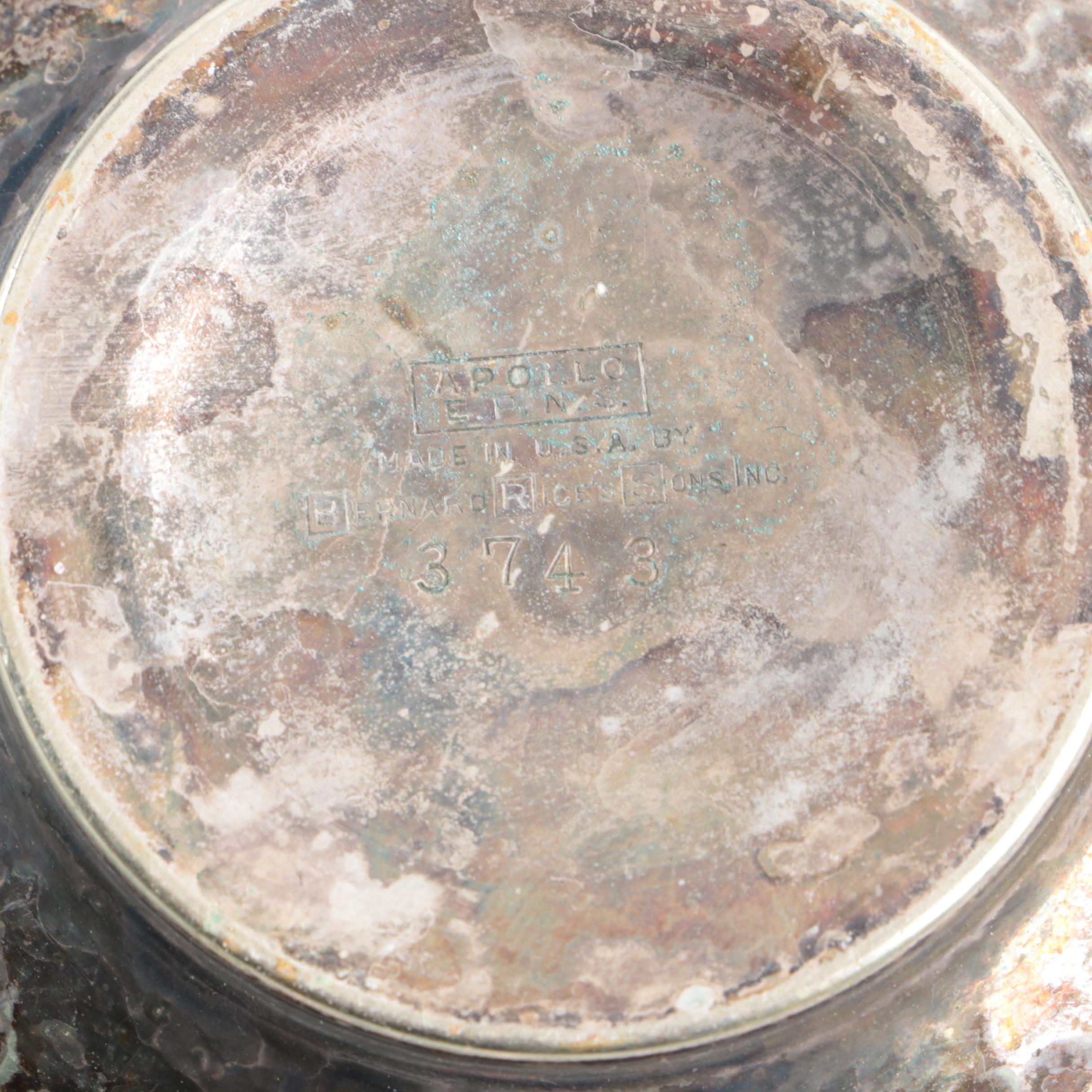 Taber & Tibbits Inc. and Apollo Silver Co. Tableware