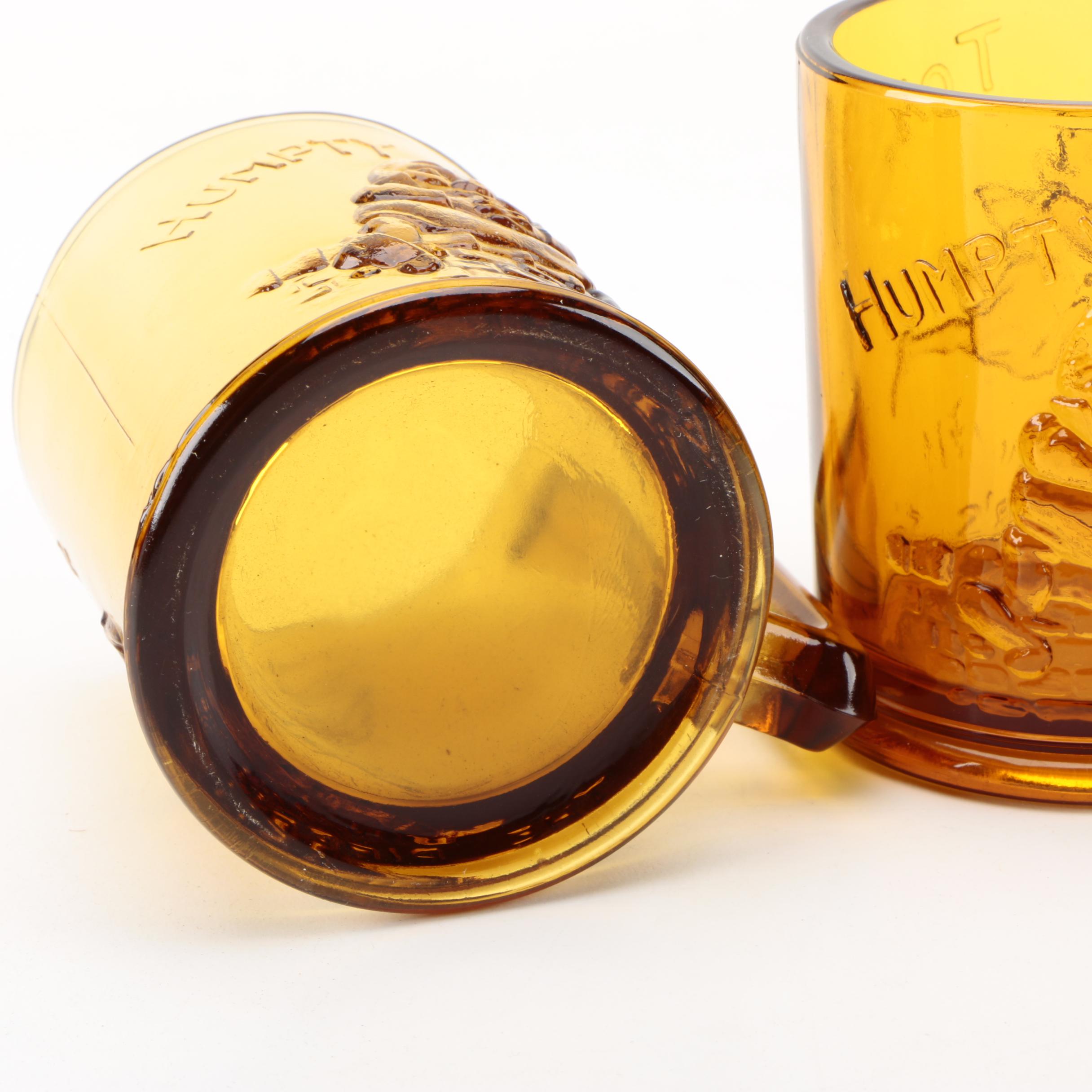 1970's Indiana Glass Nursery Rhyme Tableware