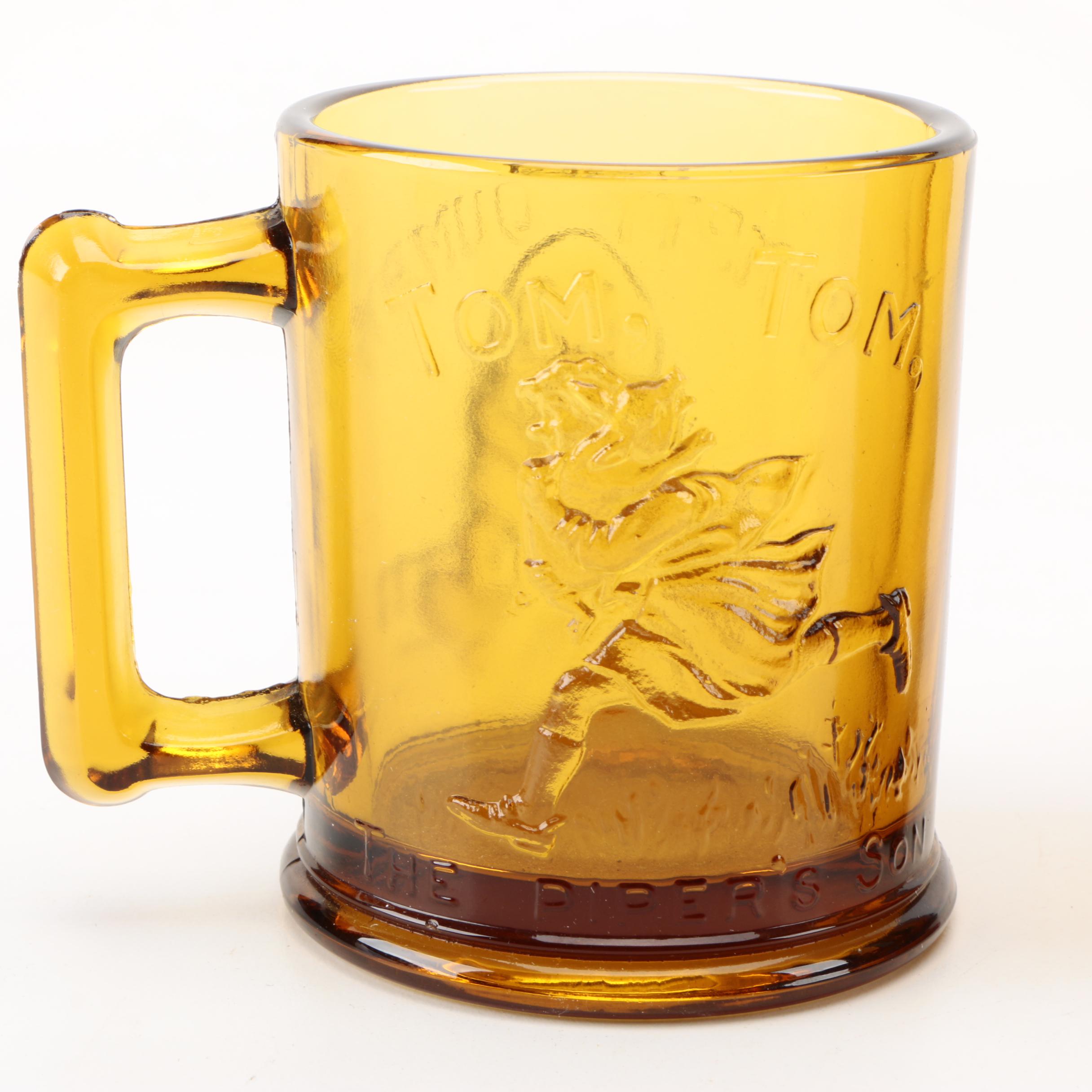 1970's Indiana Glass Nursery Rhyme Tableware