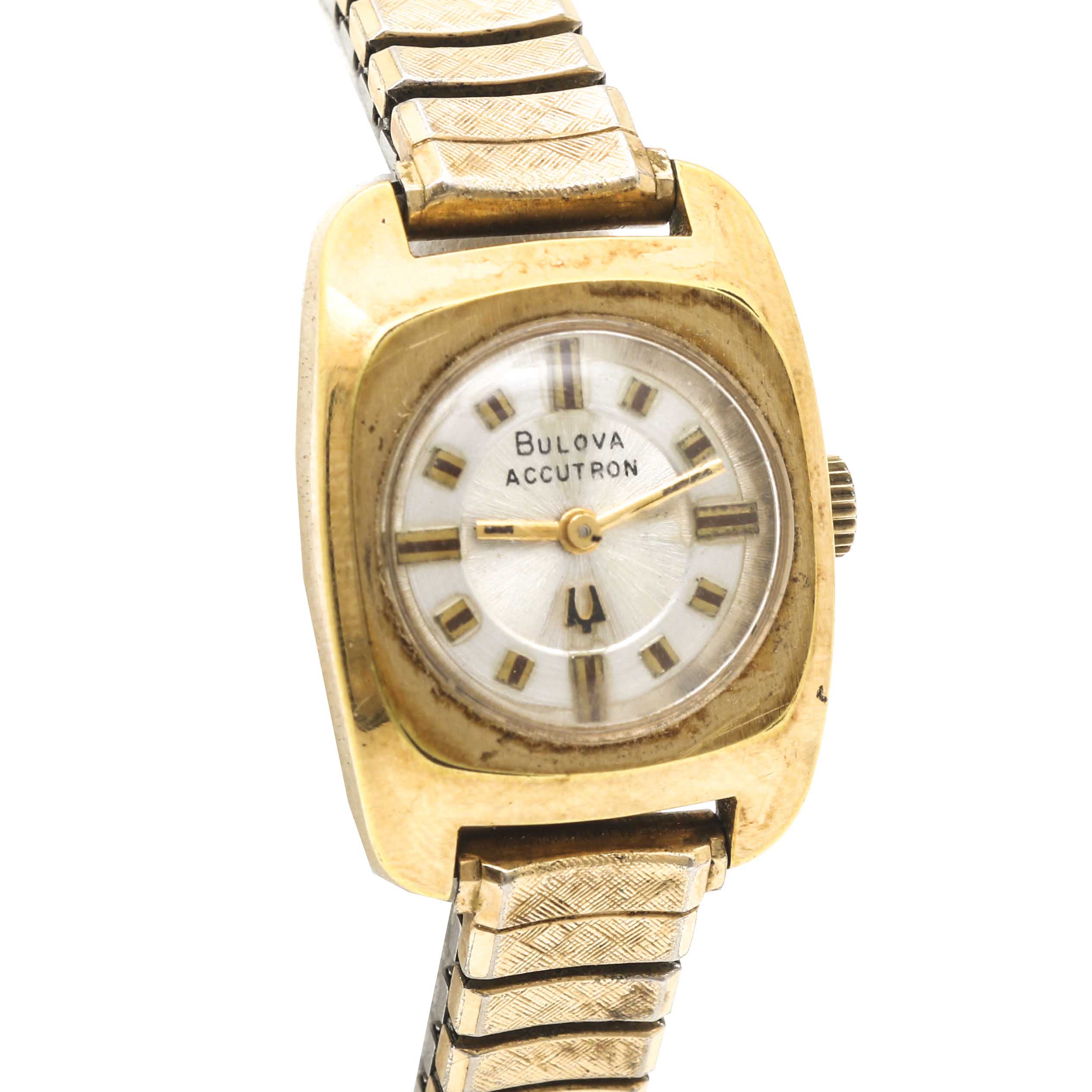 Bulova Accutron Gold Tone Watch