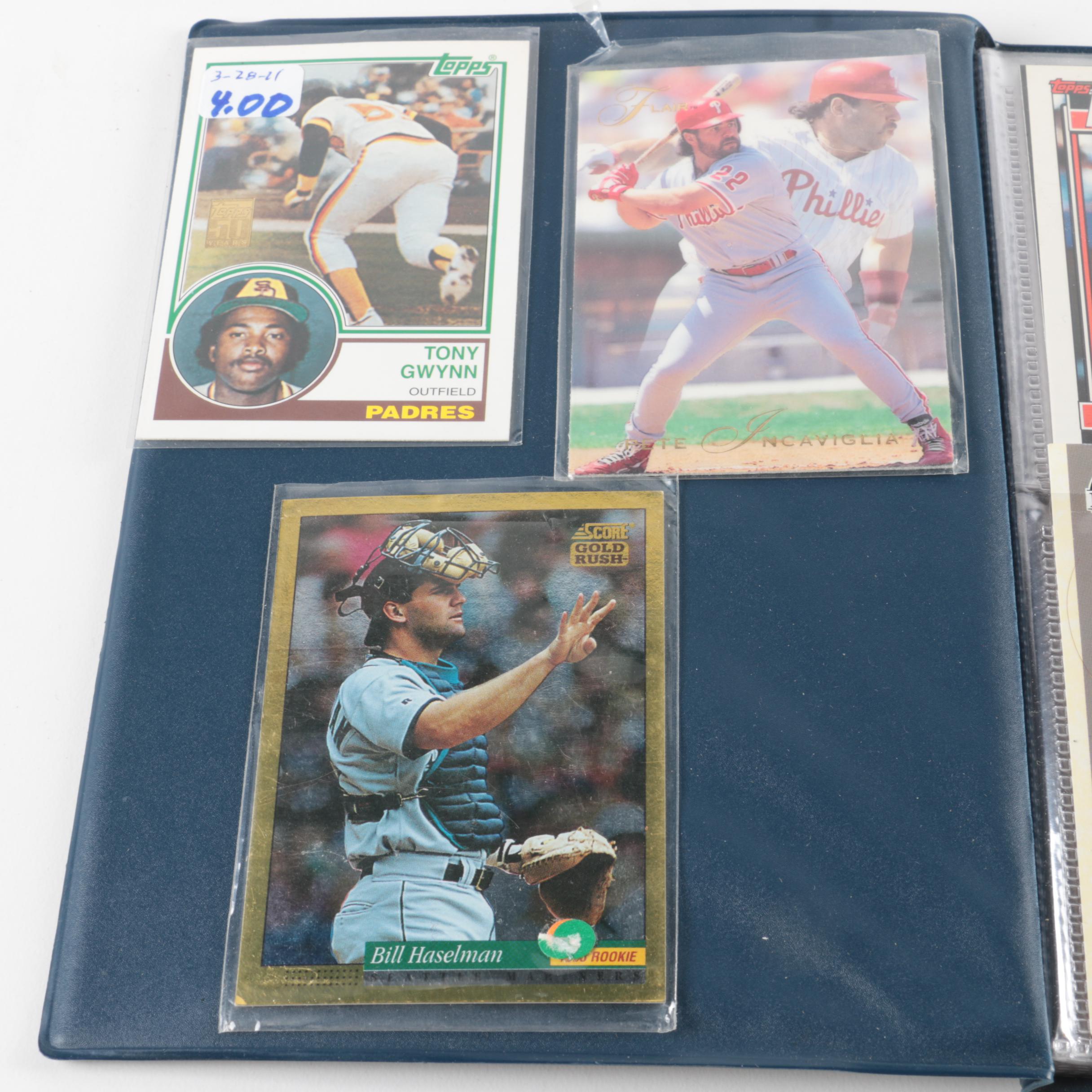 Topps and Fleer Baseball Cards