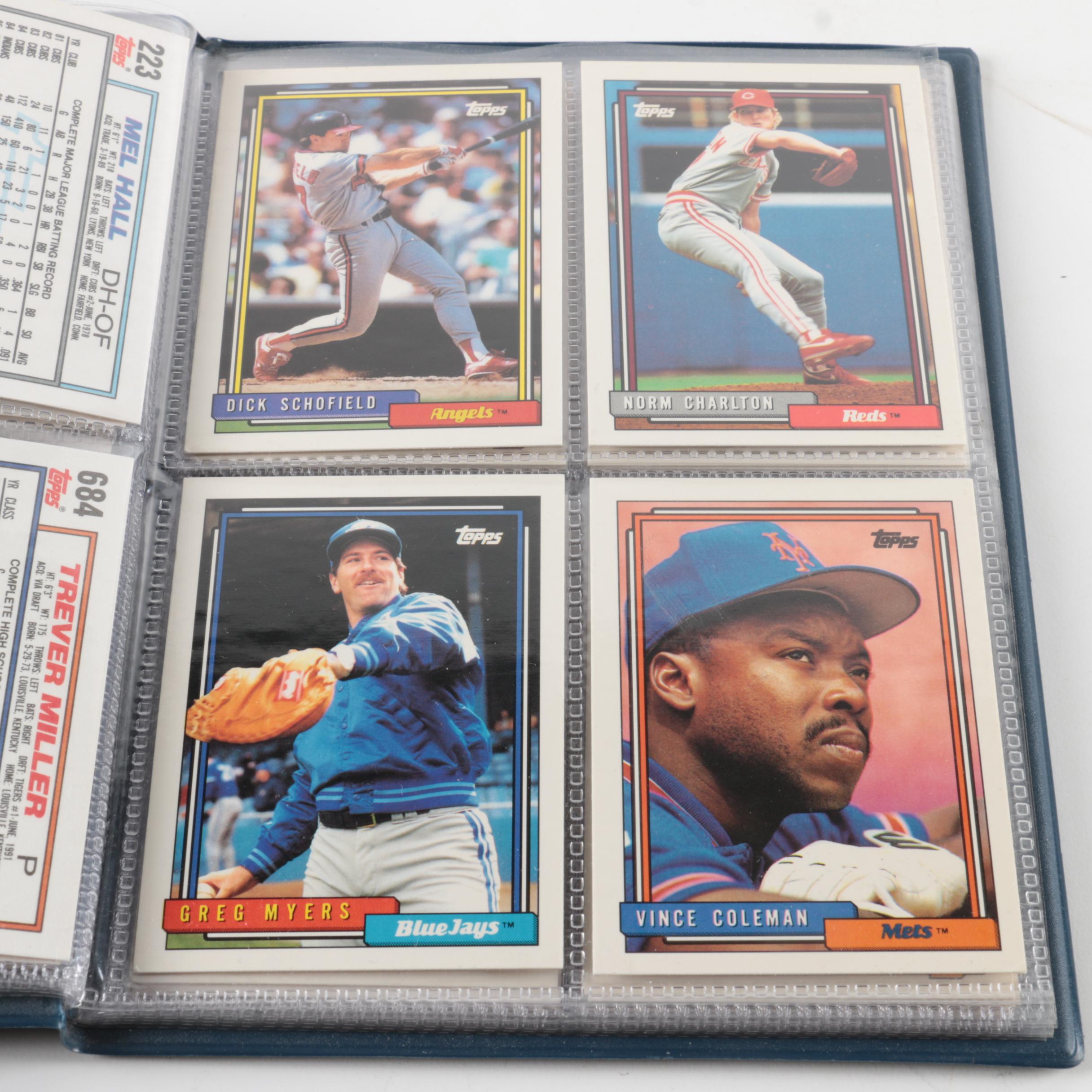 Topps and Fleer Baseball Cards