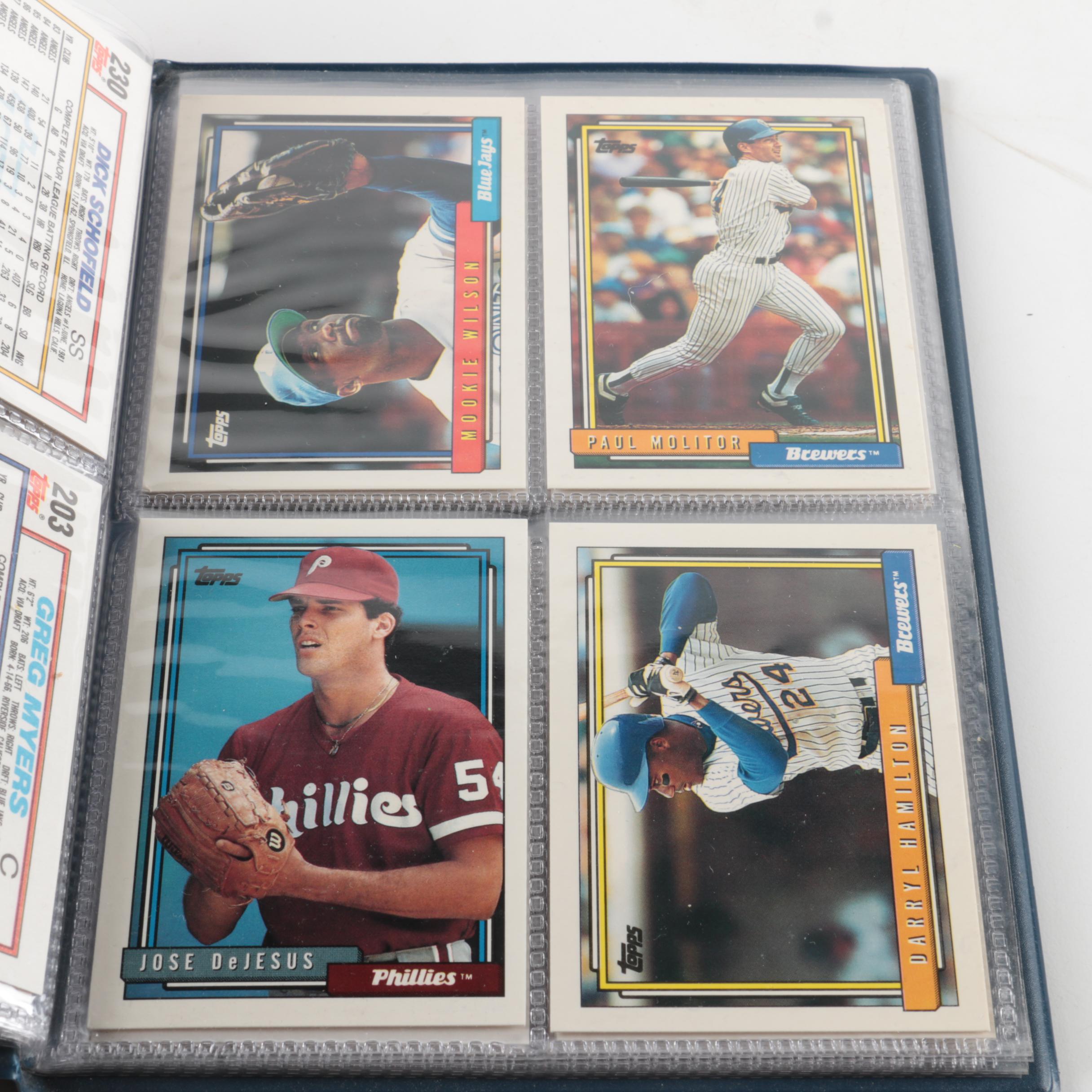 Topps and Fleer Baseball Cards