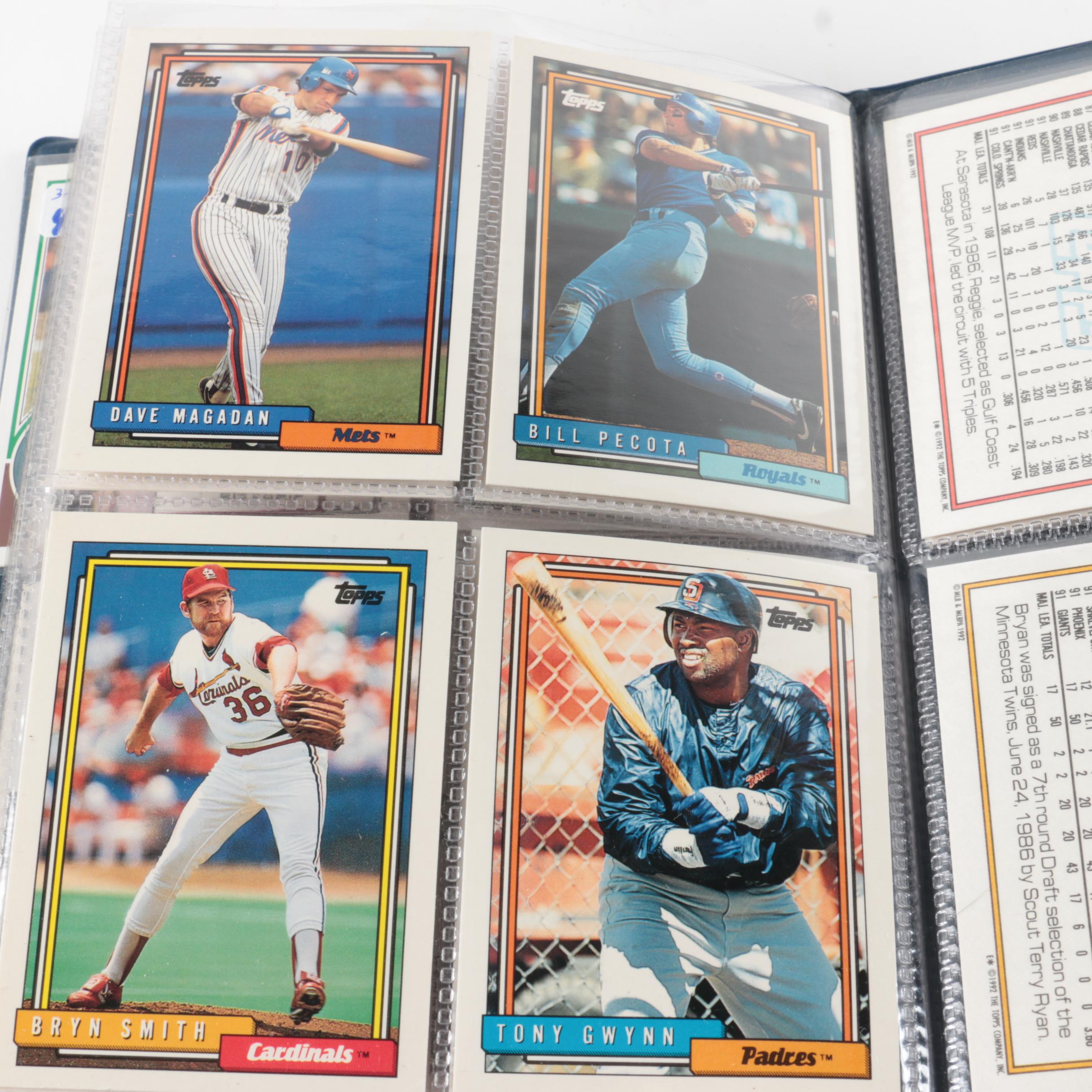 Topps and Fleer Baseball Cards
