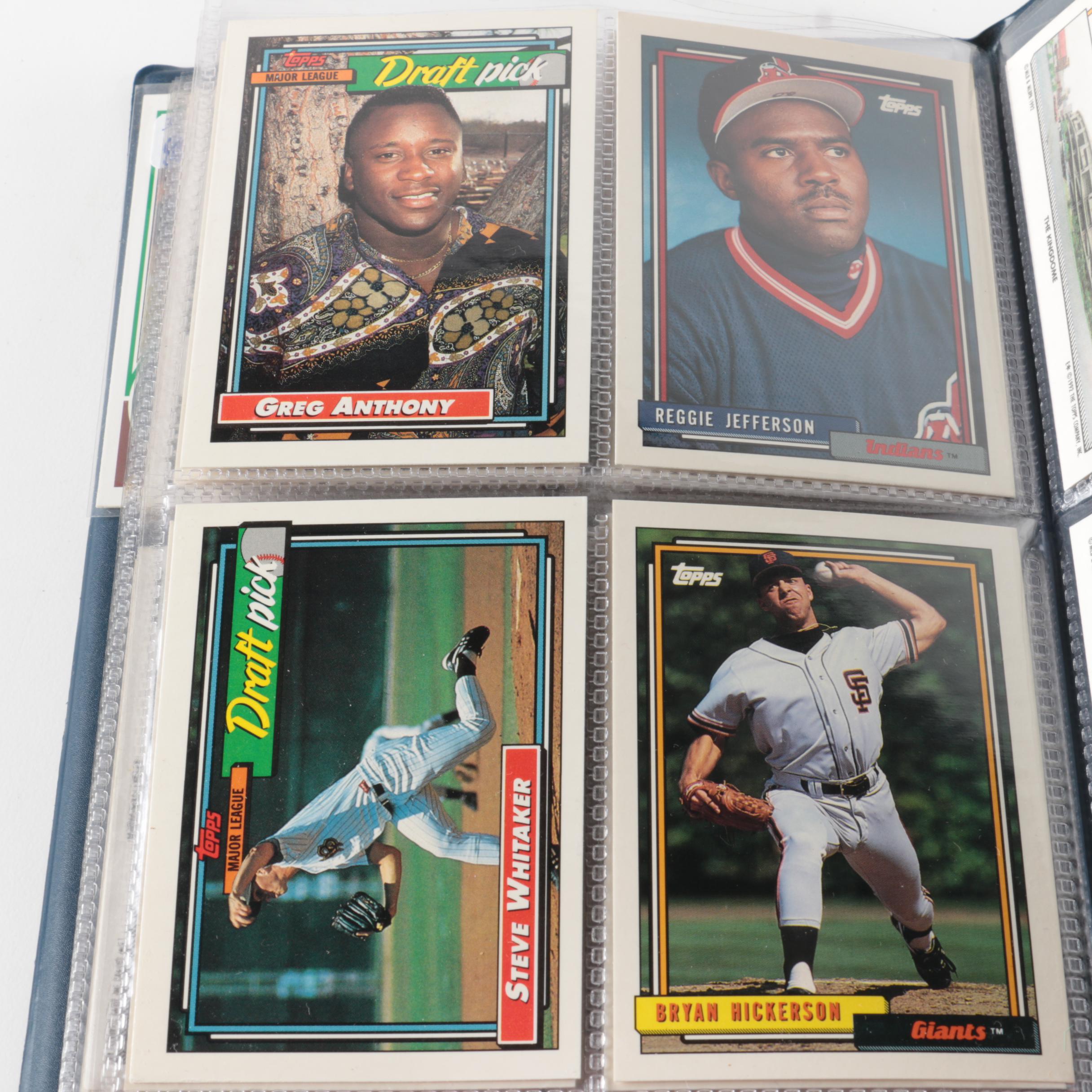 Topps and Fleer Baseball Cards