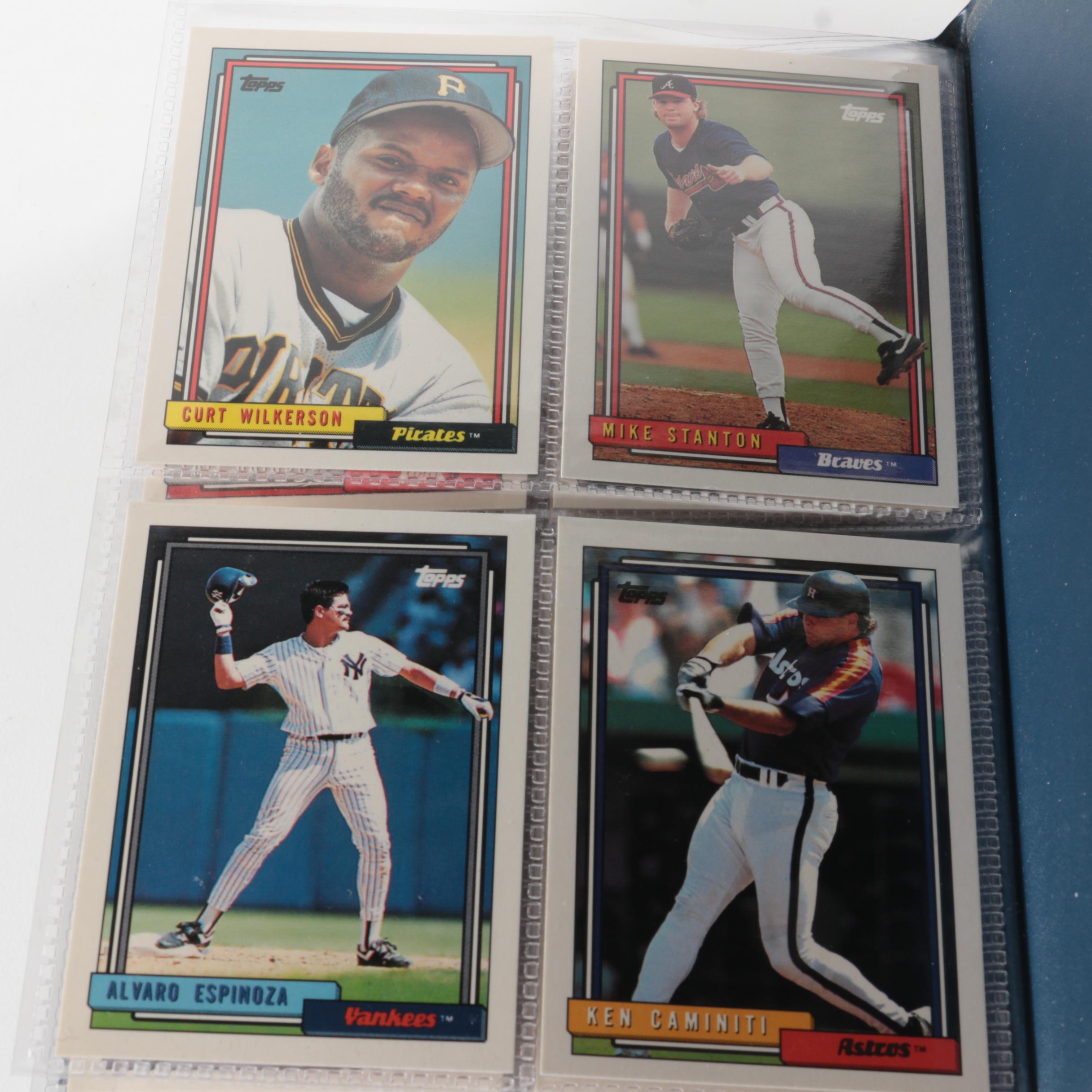 Topps and Fleer Baseball Cards