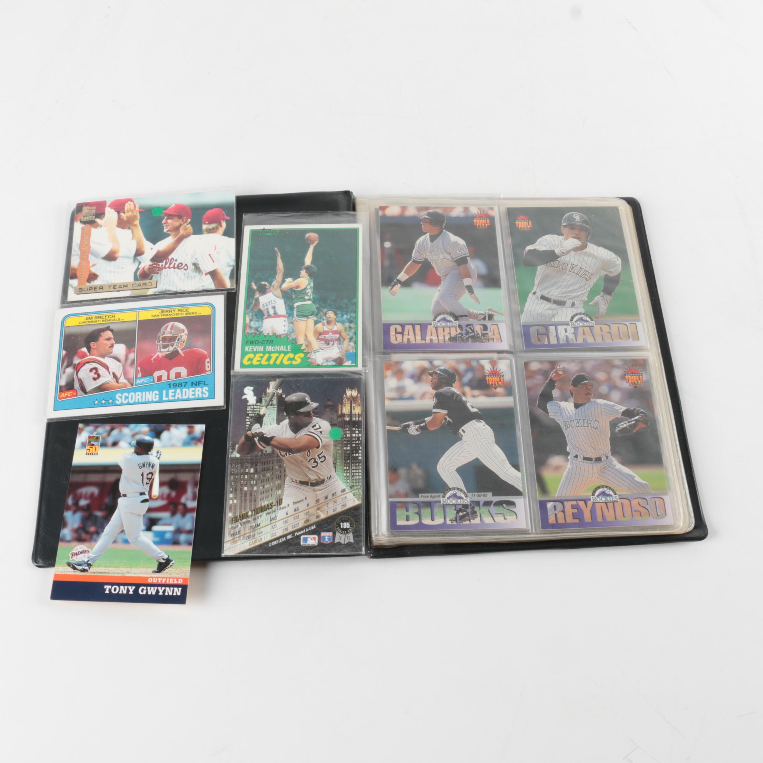 Topps and Fleer Baseball Cards
